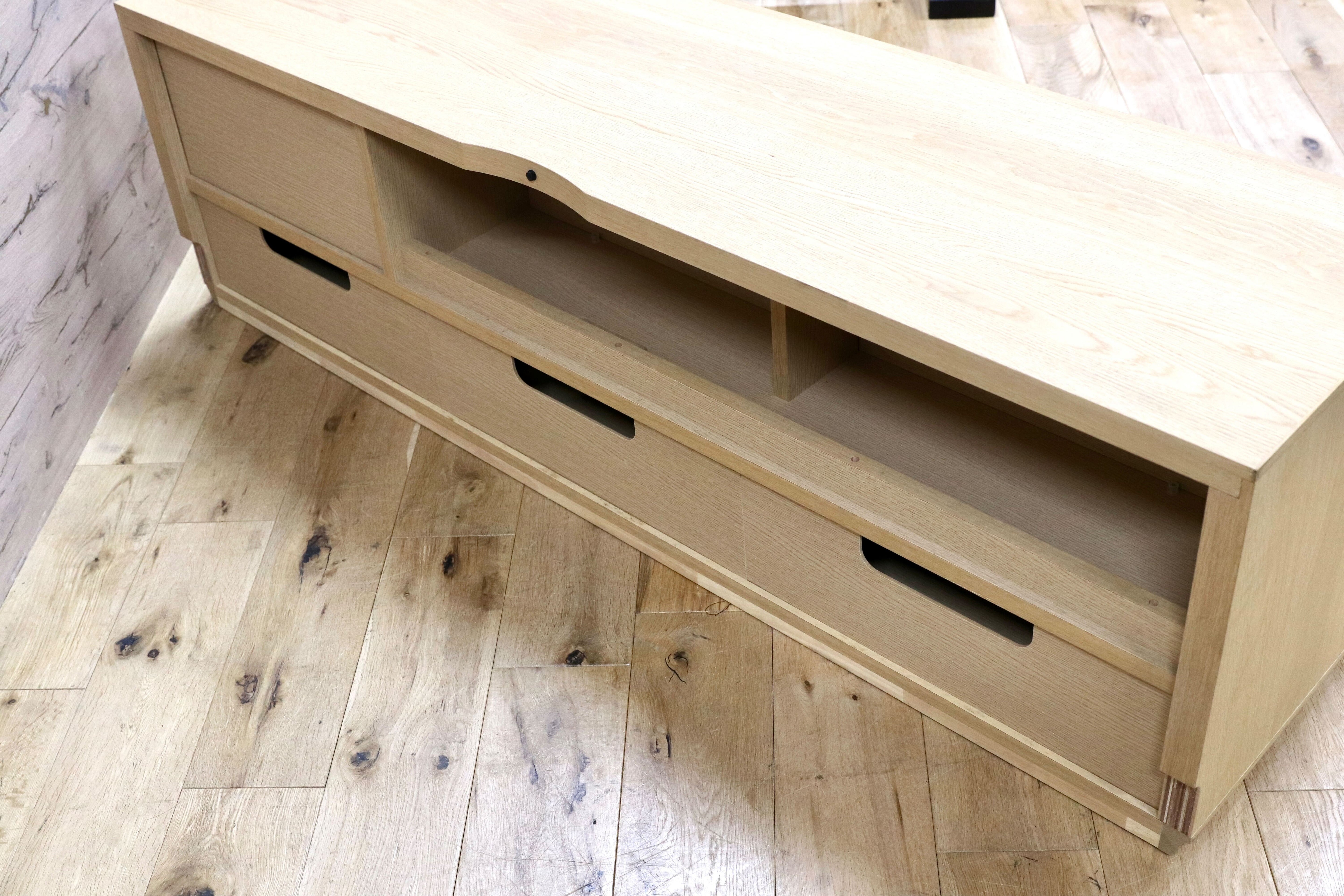 GMGK353○karimoku / カリモク HU57シリーズ テレビボード TVボード AVボード ローボード リビング収納 ナチュラル オーク美品