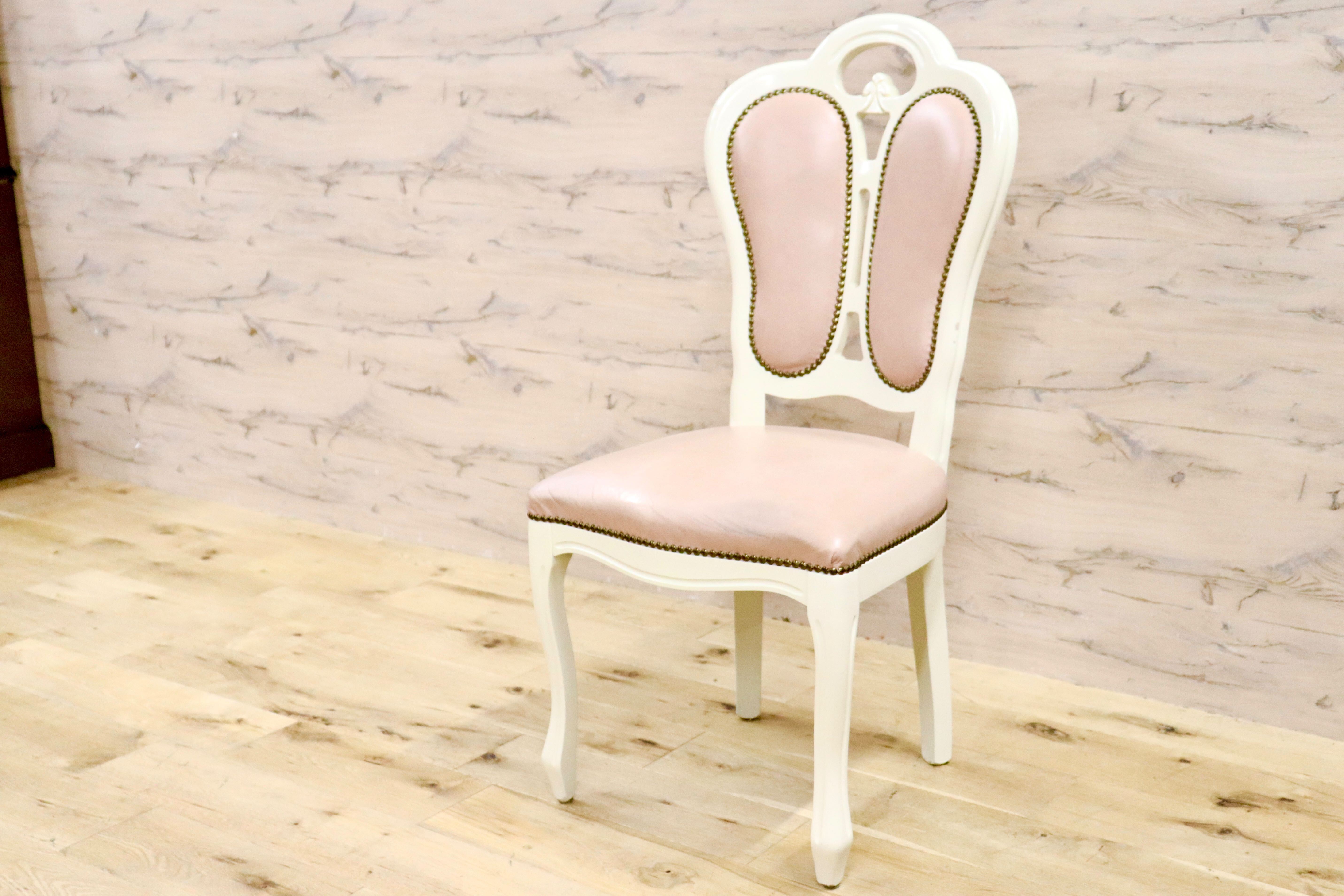 GMHH119D○morello gianpaolo / モレロジャンパウロ ダイニングチェア 椅子 イタリア家具 ヨーロピアン家具 アンティーク レザー