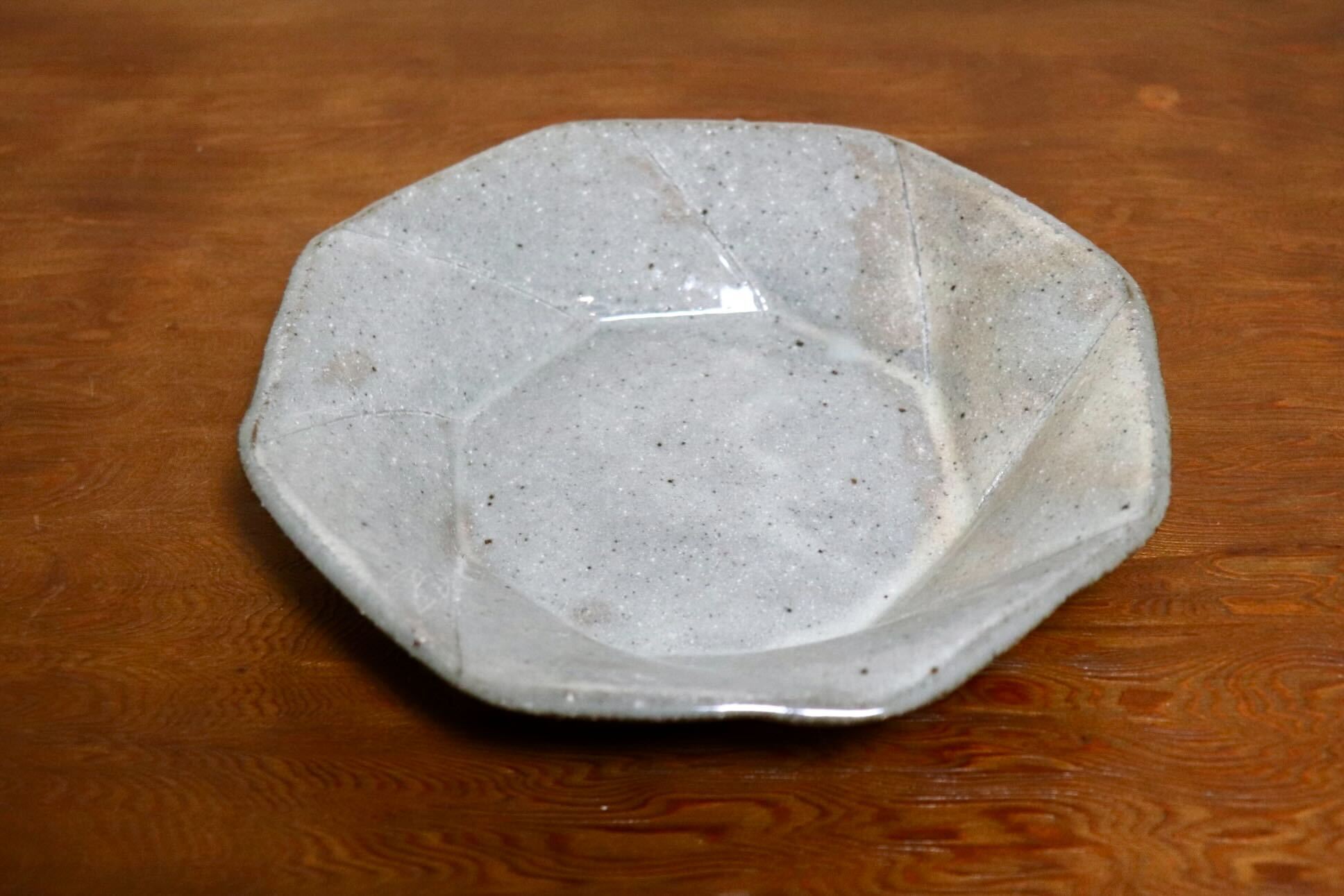 GMIO494D◯丹山窯 丹波焼 八角皿 陶器 丹波篠山 伝統工芸 未使用