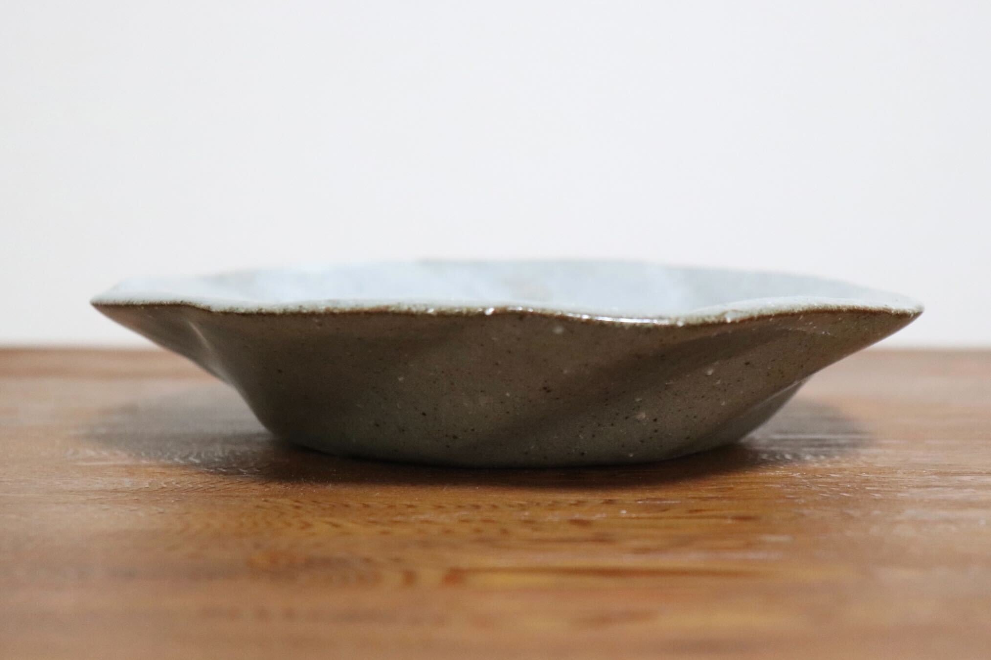 GMIO494D◯丹山窯 丹波焼 八角皿 陶器 丹波篠山 伝統工芸 未使用