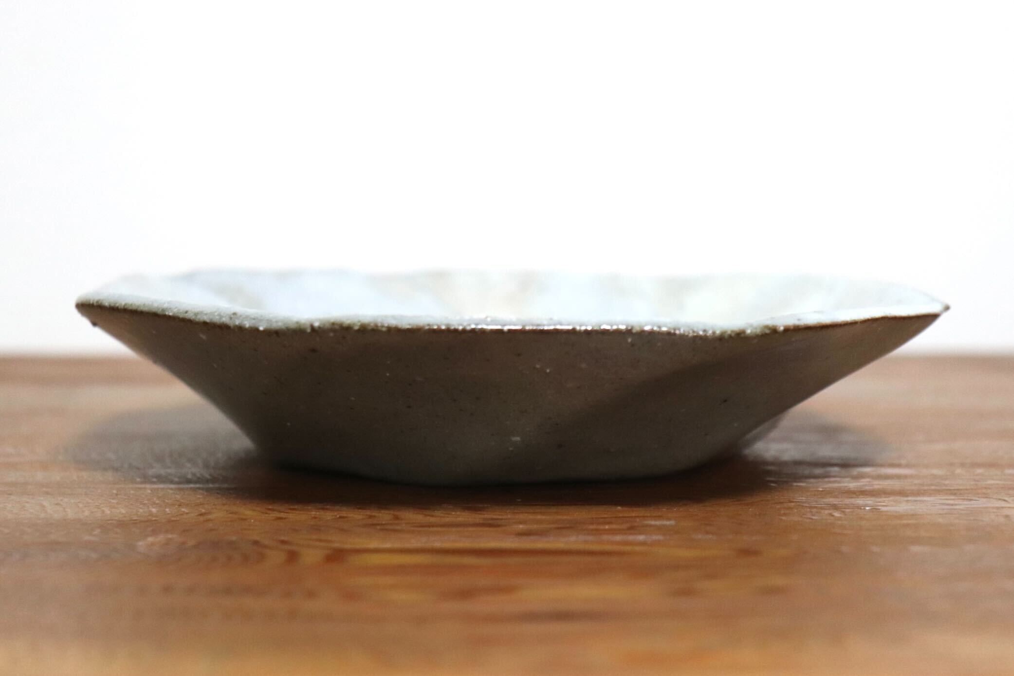 GMIO494E◯丹山窯 丹波焼 八角皿 陶器 丹波篠山 伝統工芸 未使用