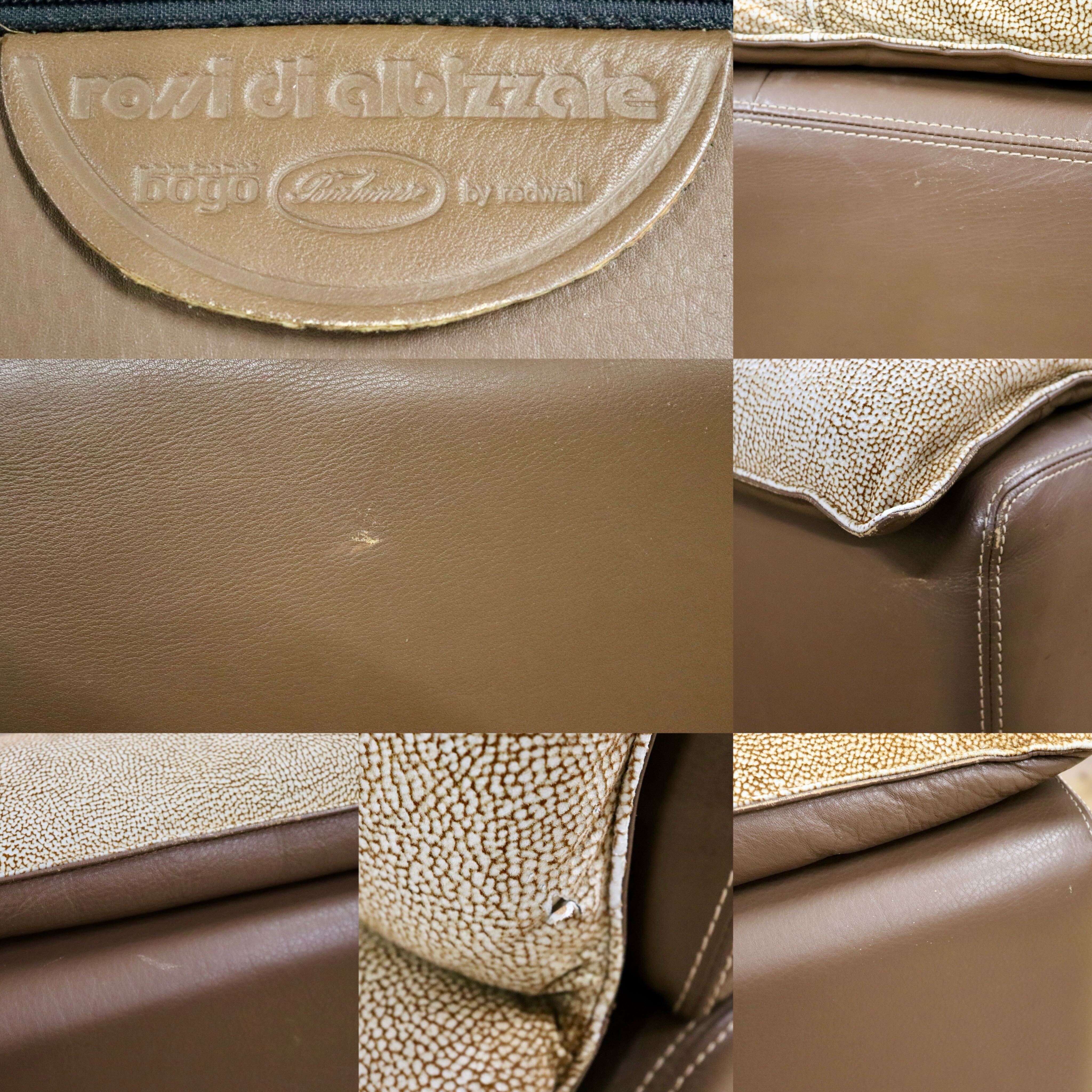 GMHS198C○rossi di albizzate / ロッシディアルビザーテ 1人掛けソファ ボルボネーゼ イタリア 最高峰 ヴィンテージ レザー 定価約120万