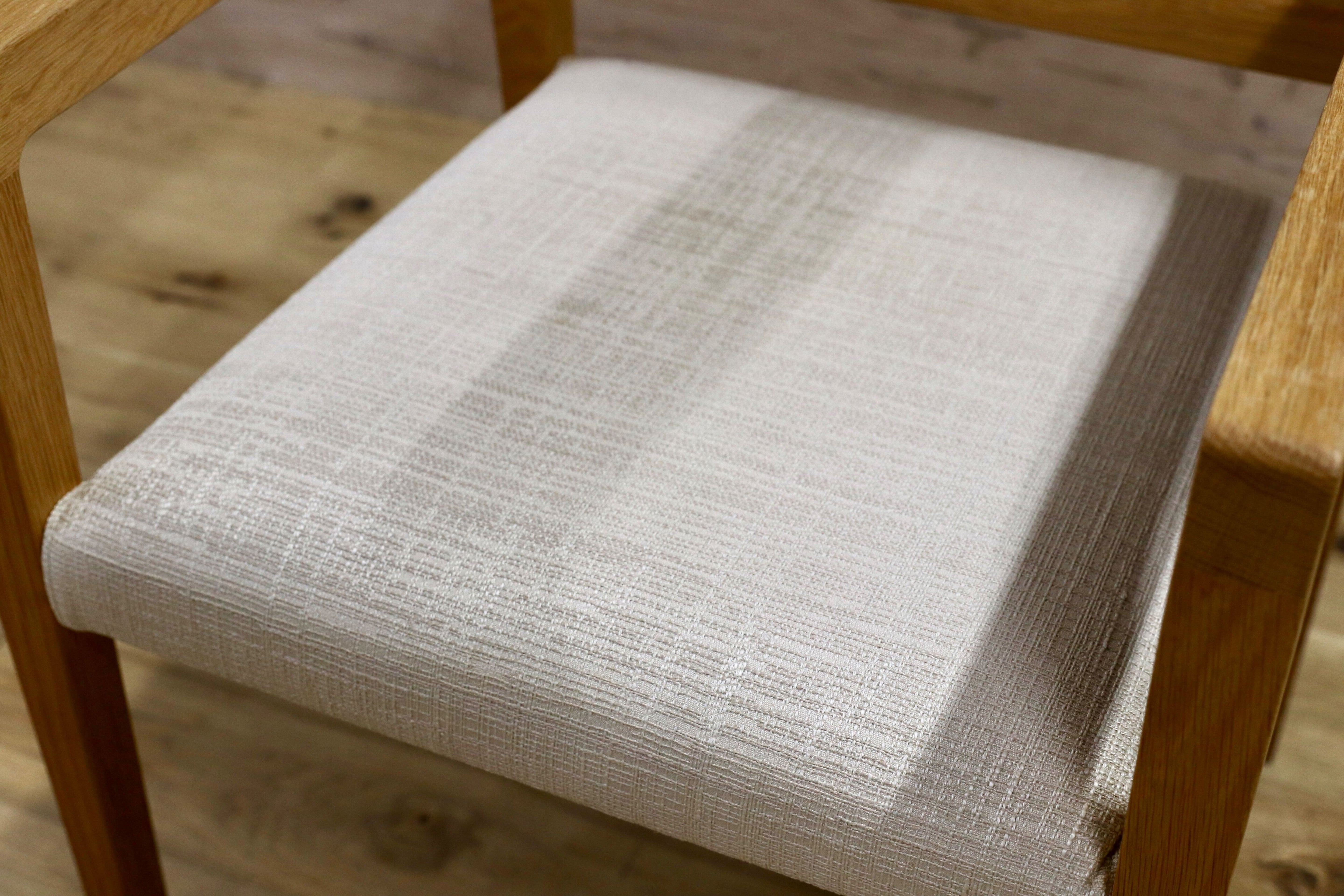 GMHN14○Ritzwell / リッツウェル IBIZA FORTE イビサフォルテ アームチェア ダイニングチェア 椅子 楢無垢材 ヌメ革 モデルハウス展示品