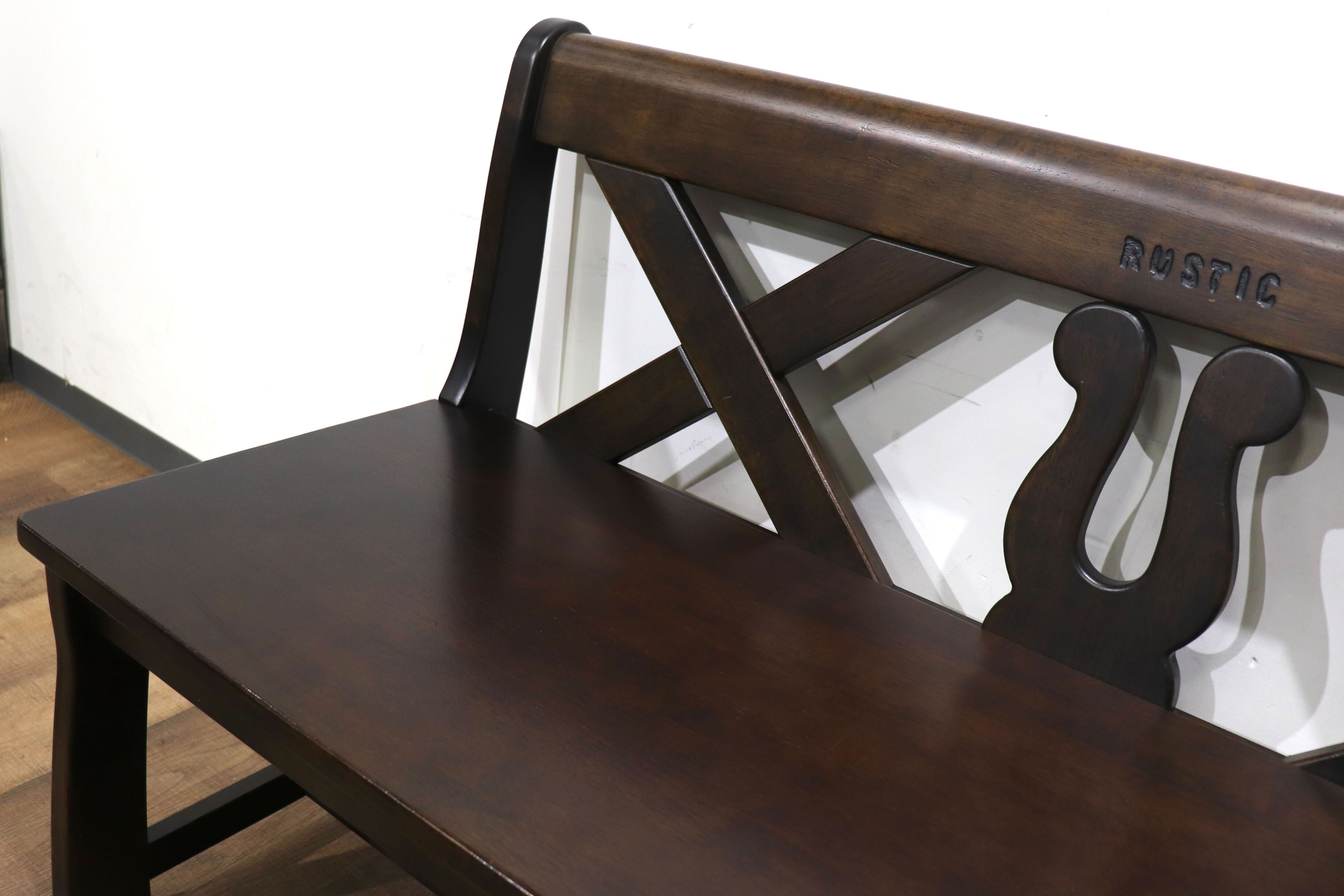 GMHN255○karimoku/カリモク RUSTIC ルスティック ベンチ ダイニングチェア 椅子 レトロ カントリー コロニアル 人気廃番シリーズ 国産家具