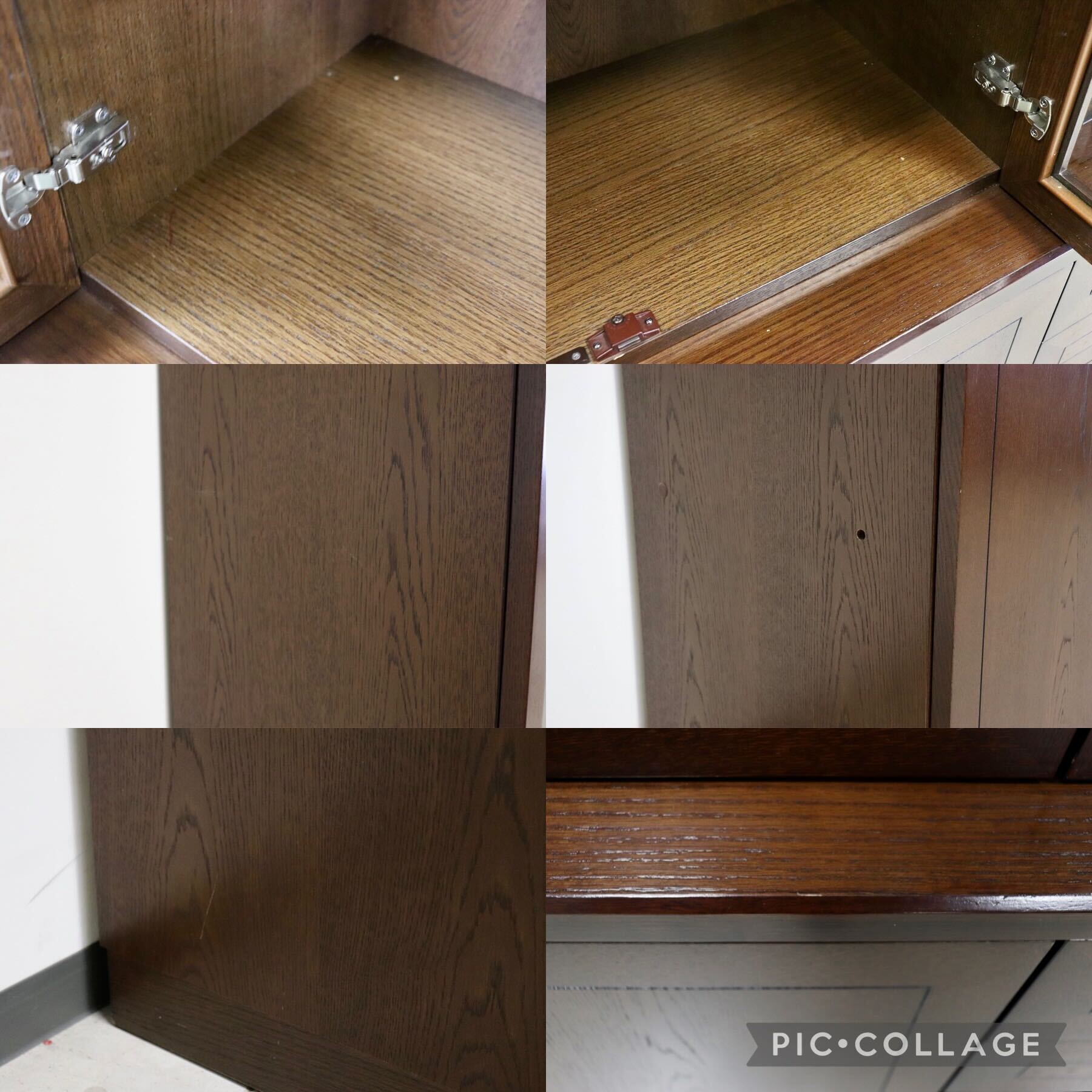 GMGK38○高橋工芸 SEED 食器棚 本棚 書棚 飾り棚 カップボード ダイニングボード 収納家具 オーク材 クラシック 府中家具 定価約26万