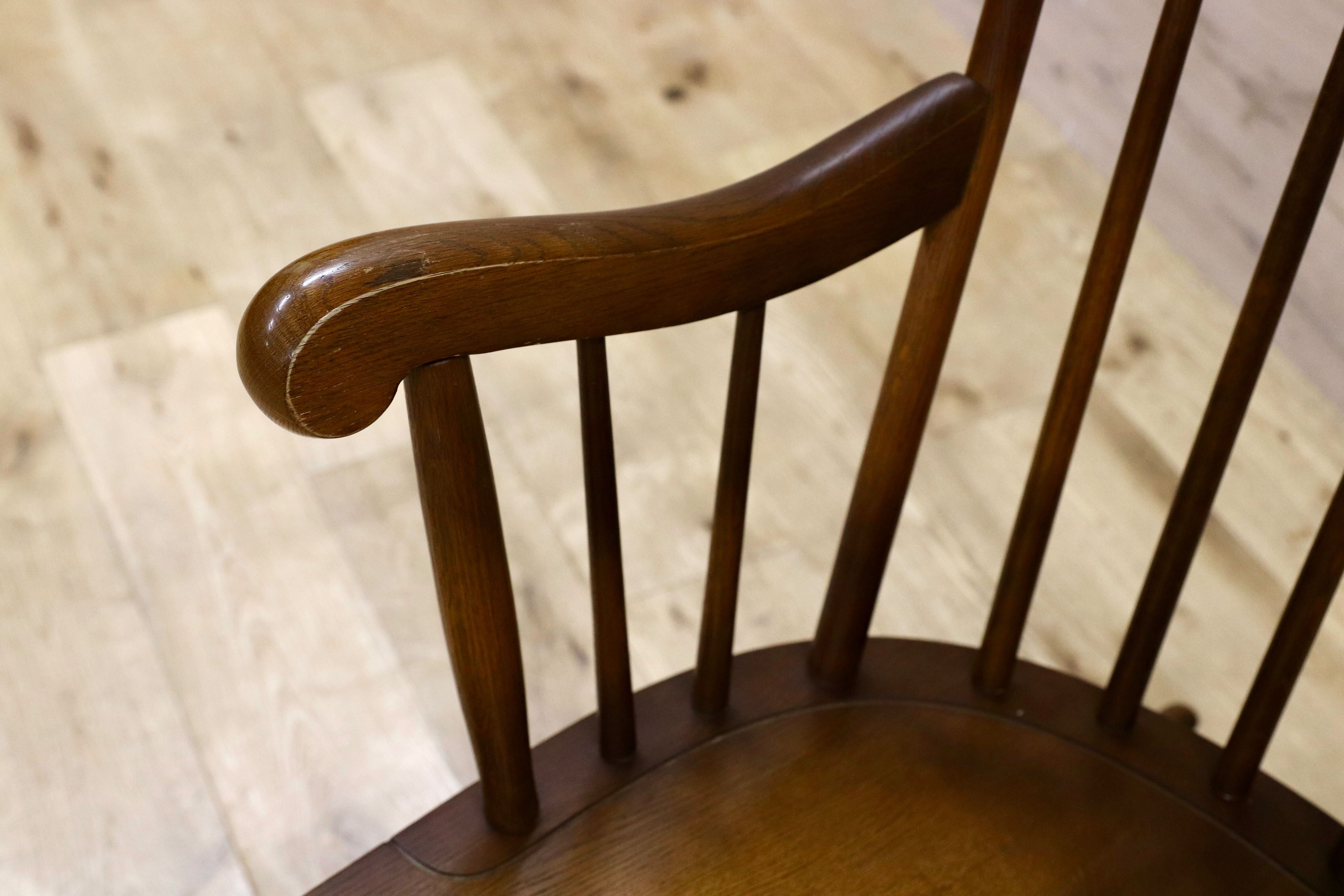 GMHS132○飛騨産業 / HIDA キツツキ 穂高 ロッキングチェア 揺り椅子 レトロ カントリー