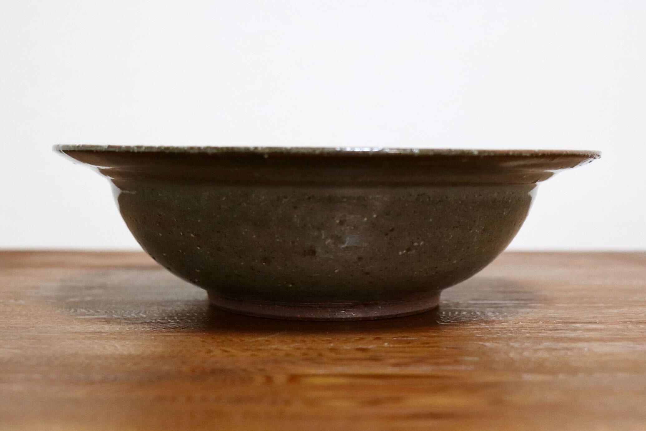 GMIO498B◯丹山窯 丹波焼 リム鉢 陶器 丹波篠山 伝統工芸 未使用