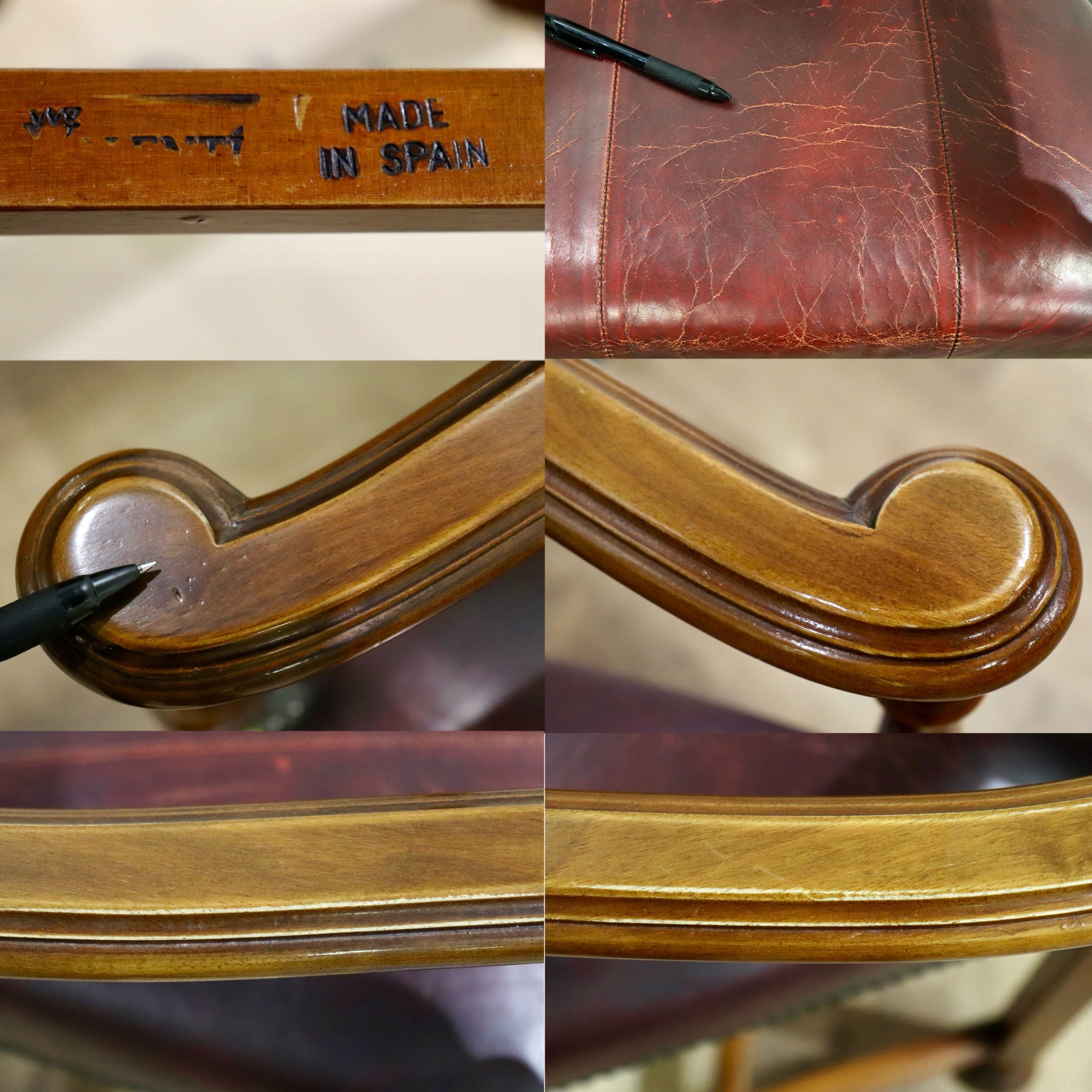 GMHO122E○VARO.S.A. VALENTI / バロッサバレンティ カクトワールチェア スペイン最高峰 ダイニングチェア 椅子 本革 定価21万