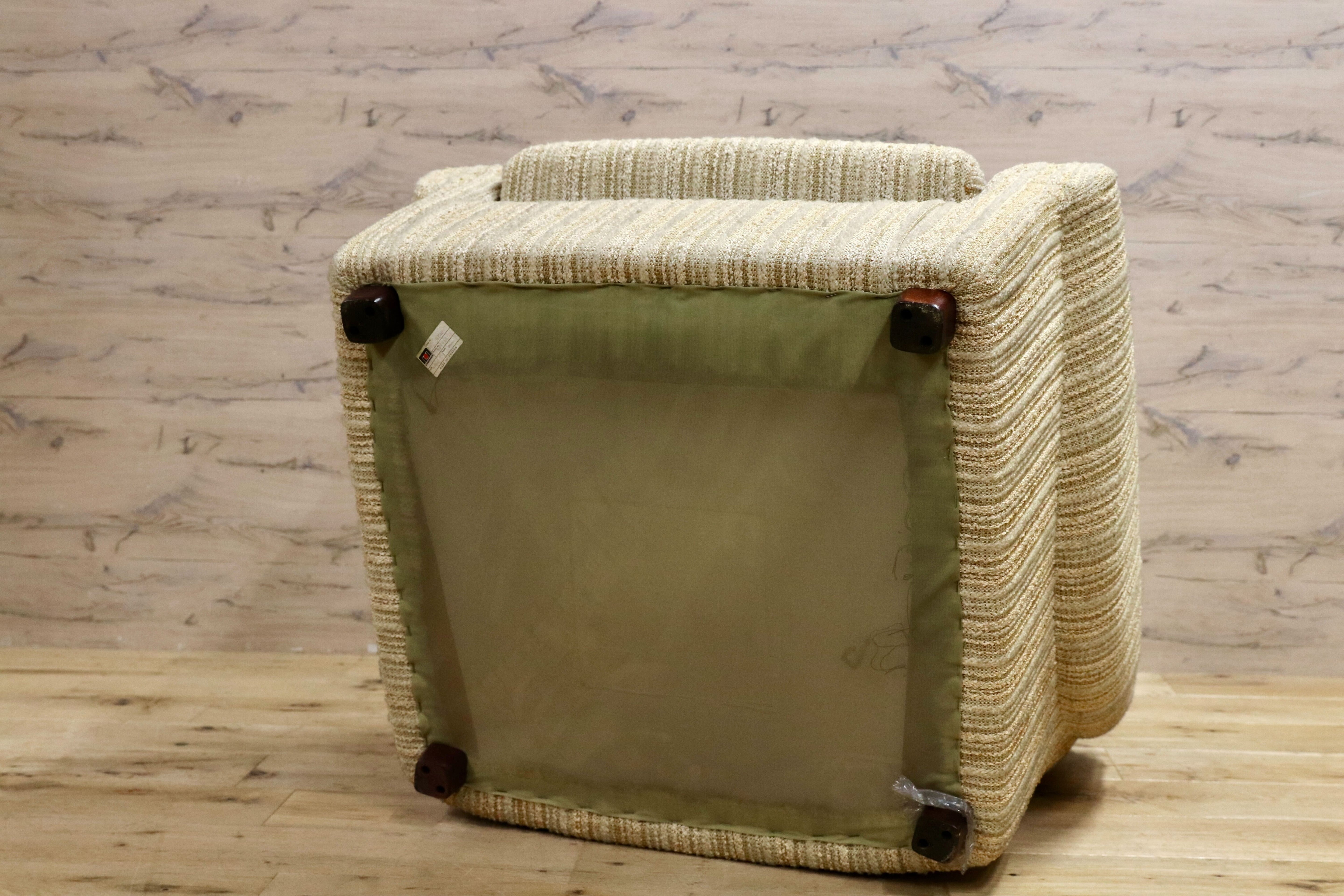 GMIH363A○Overman International スウェーデン製 北欧ヴィンテージ シングルソファ 1人掛けソファ ラウンジチェア 稀少