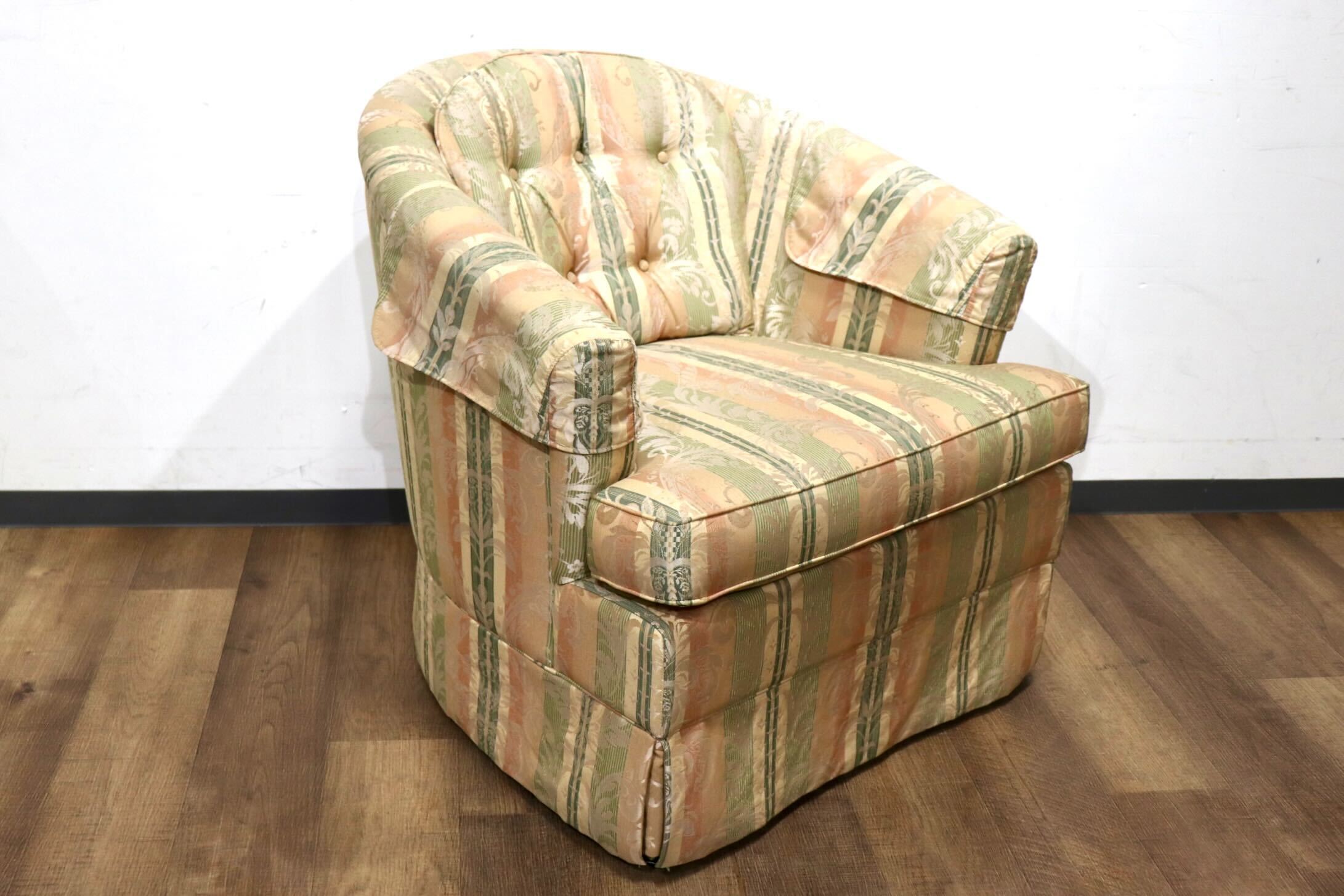 GMHN266D○domani / ドマーニ エクセルライフ 1人掛けソファ シングルソファ アームチェア ファブリック カリモク最高峰 定価約18万