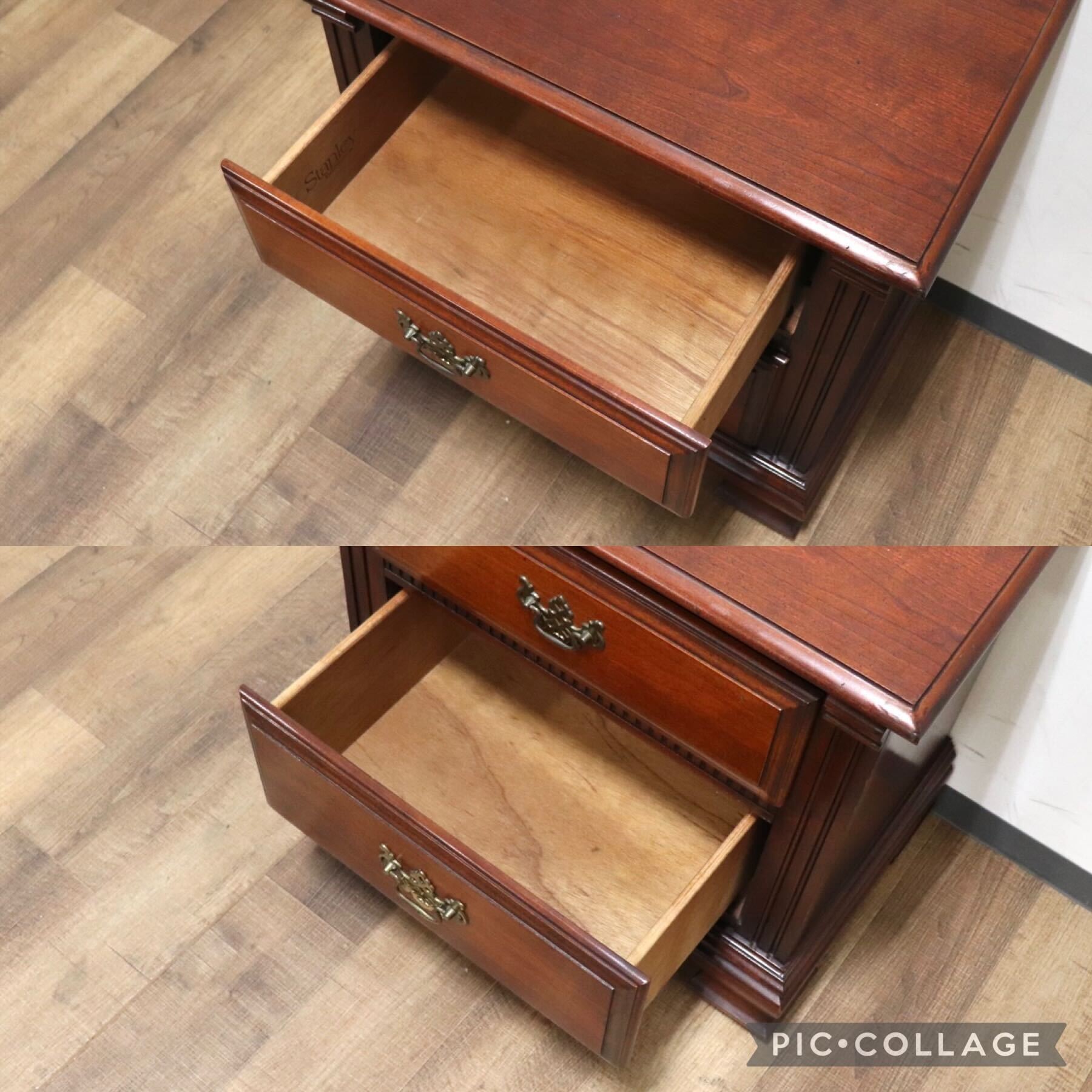GMHH128B○STANLEY FURNITURE / スタンレー ファニチャー 2段チェスト ナイトテーブ キャビネット アンティーク アメリカ老舗高級家具