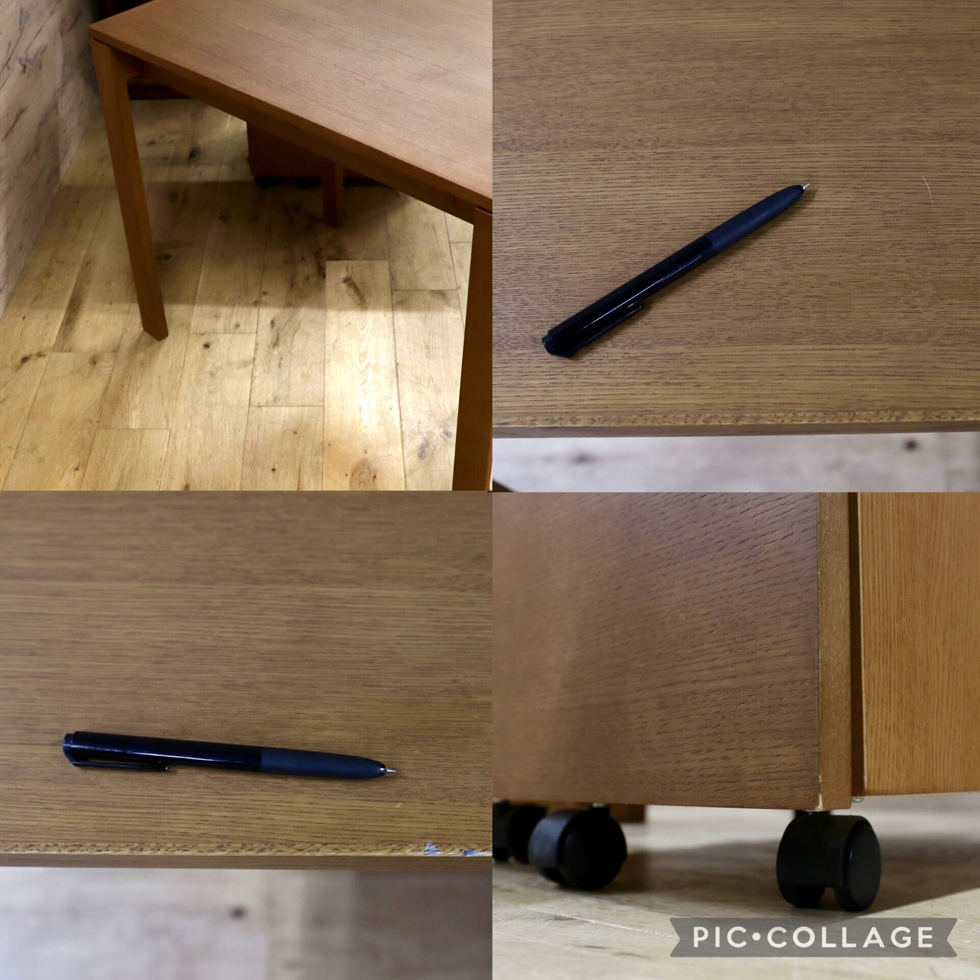 GMIK855○karimoku / カリモク 学習机 勉強机 ブラウン 作業台 パソコンデスク 国産家具 デスク&ワゴン SS3438MH