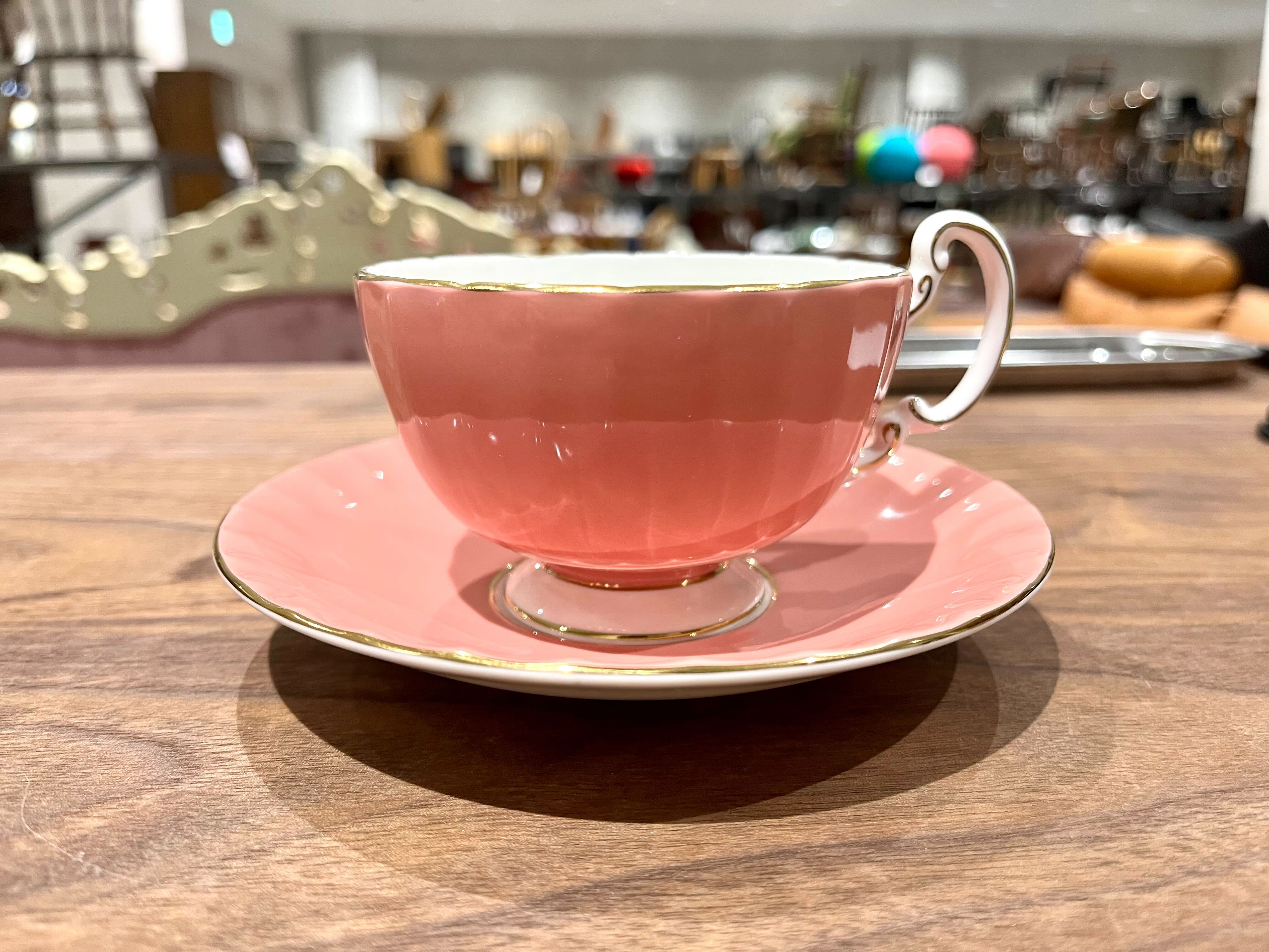 GMIK146OA○AYNSLEY / エインズレイ カップ&ソーサー ピンク Made in England Fine Bone China 花柄 ティーカップ