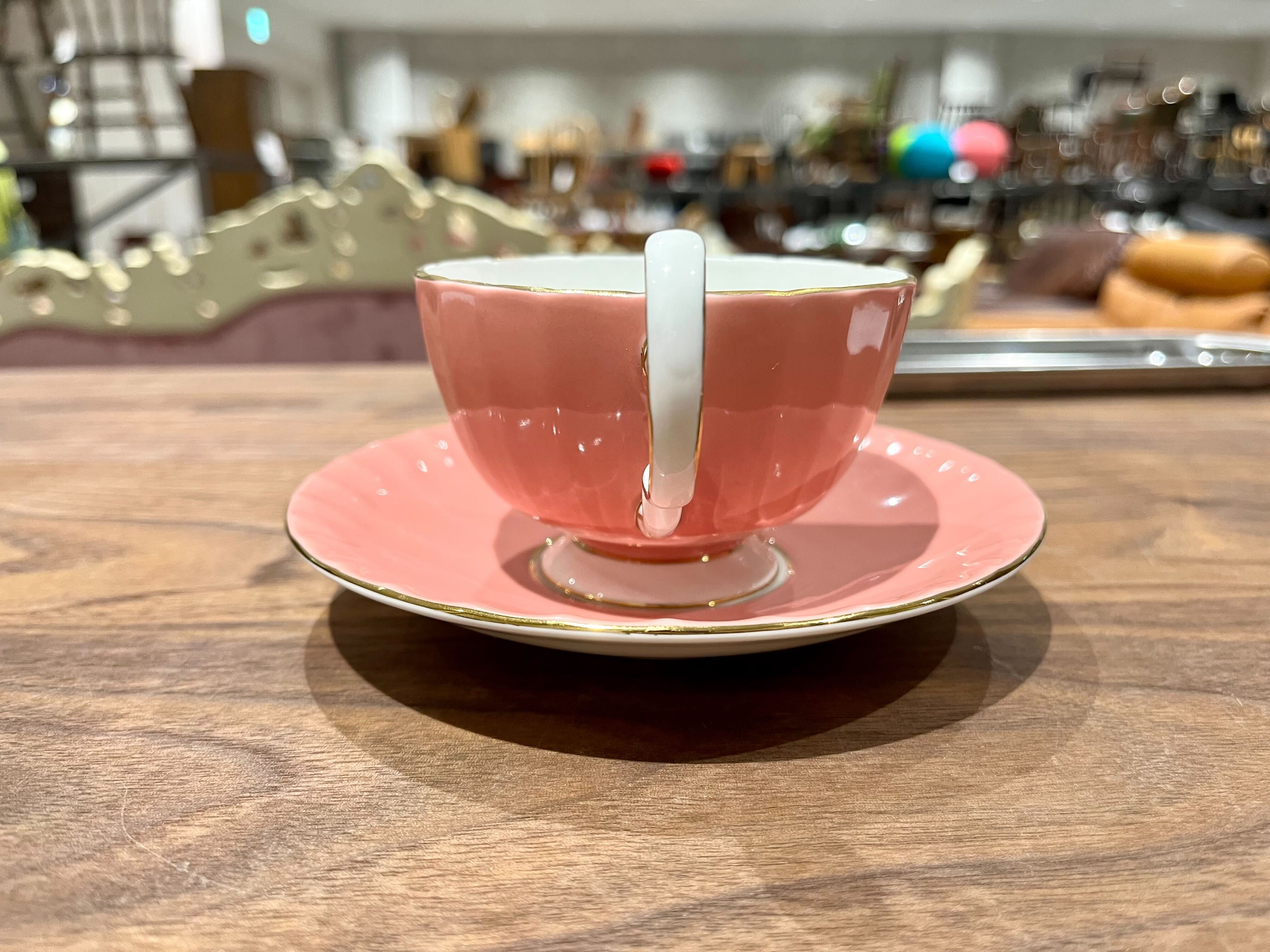 GMIK146OA○AYNSLEY / エインズレイ カップ&ソーサー ピンク Made in England Fine Bone China 花柄 ティーカップ