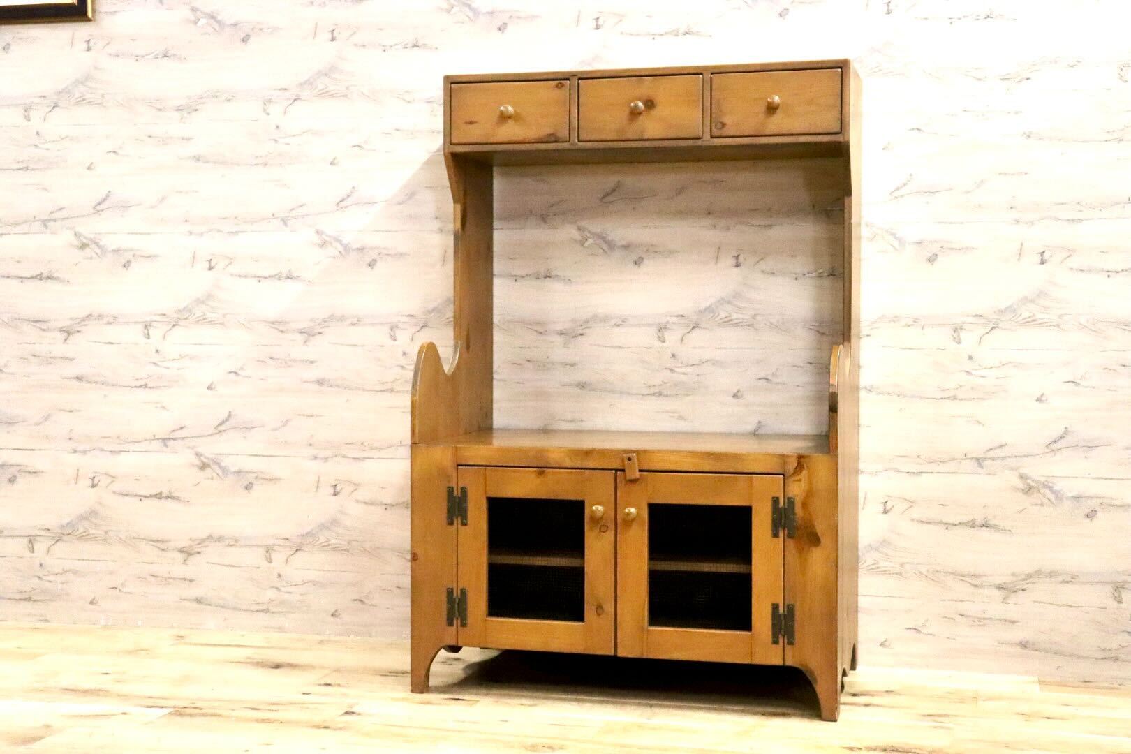 GMHF45○enfant / アンファン テレビキャビネット TVボード AVボード リビング収納 飾り棚 パイン無垢材 アンティーク カントリー