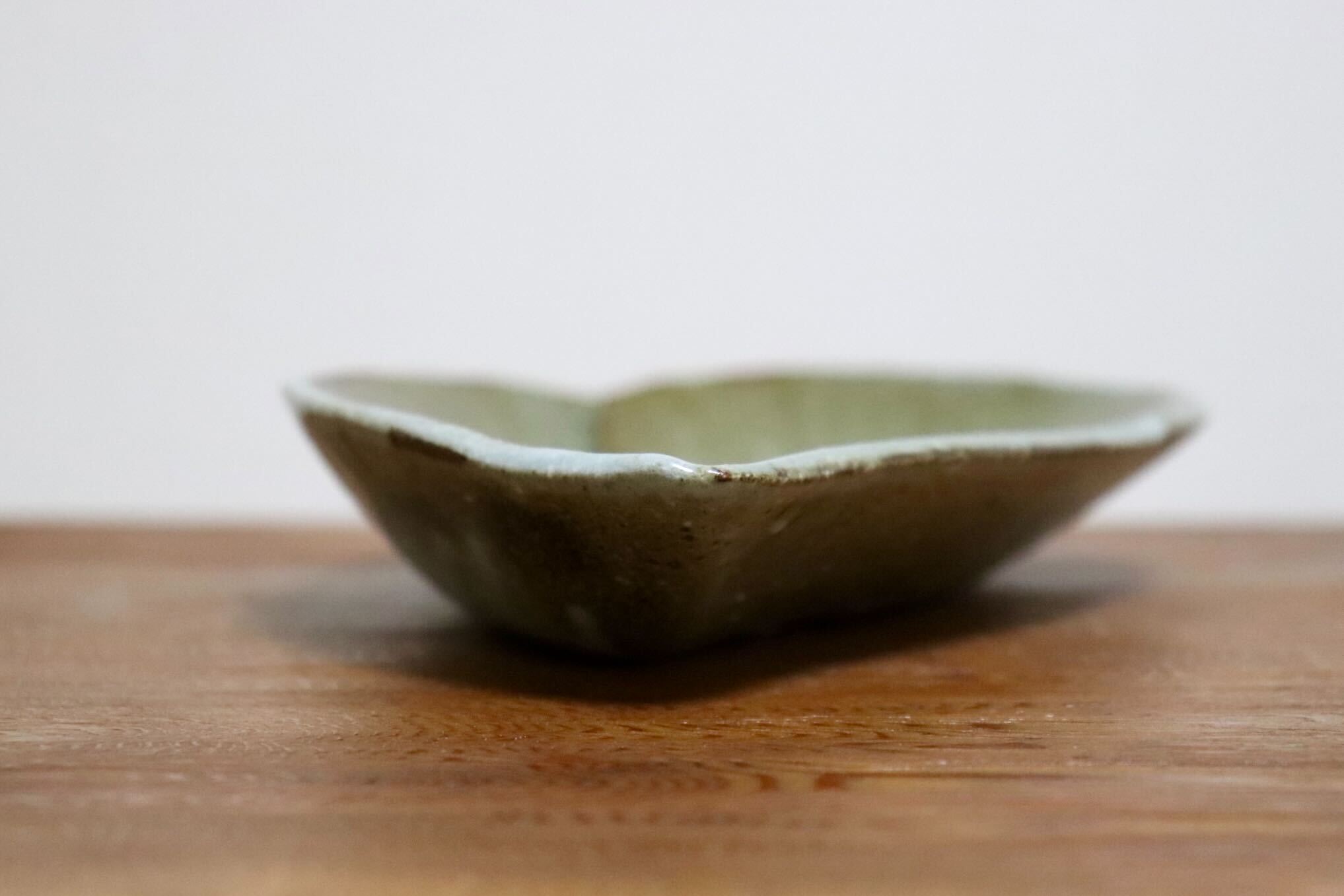 GMIO495A◯丹山窯 丹波焼 葉形皿 陶器 丹波篠山 伝統工芸 未使用