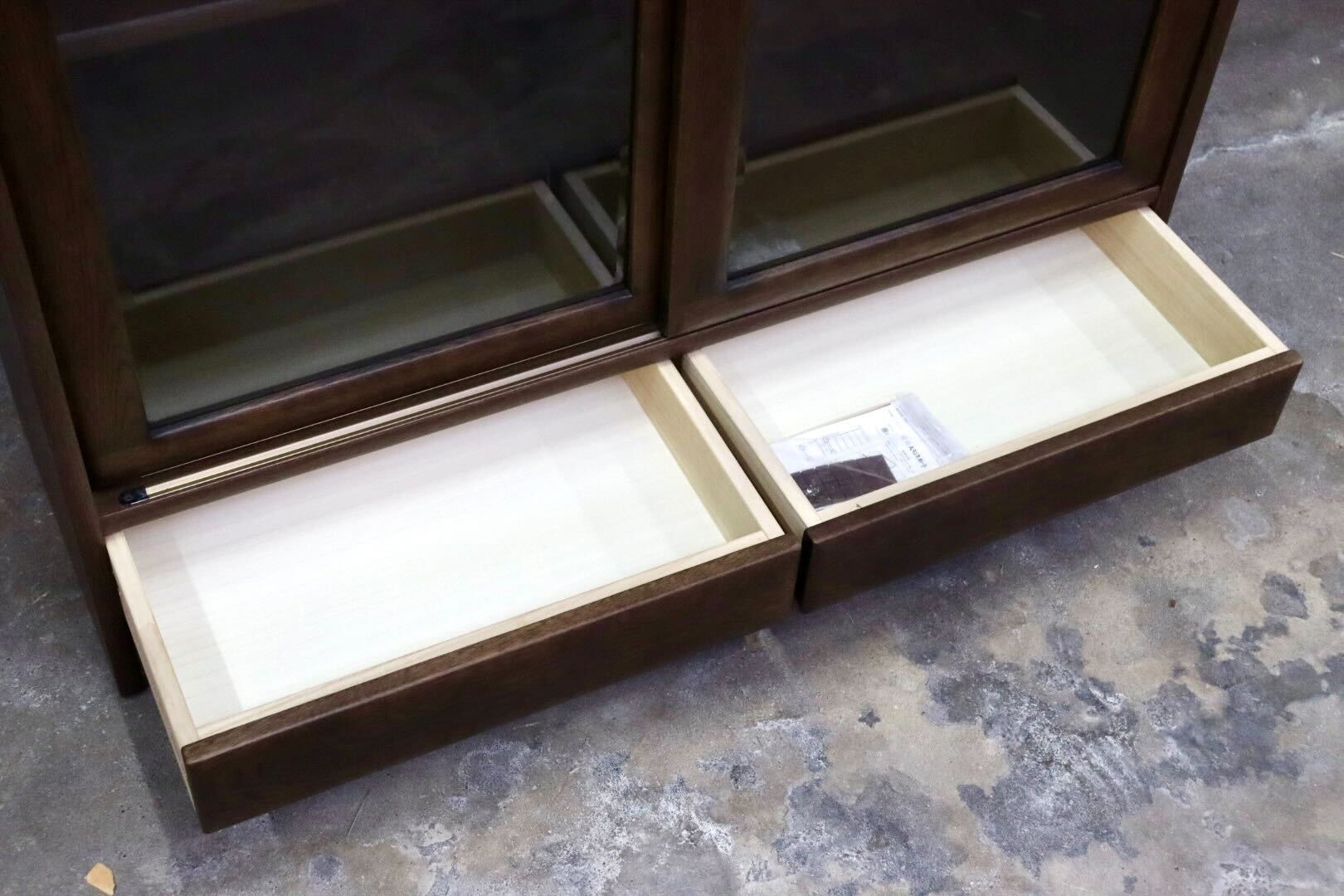 GMIK657○浜本工芸 / HAMAMOTO No.3600 書棚 本棚 ブックシェルフ 飾り棚 収納棚 キャビネット 楢材 無垢 モダン 定価約16万 美品