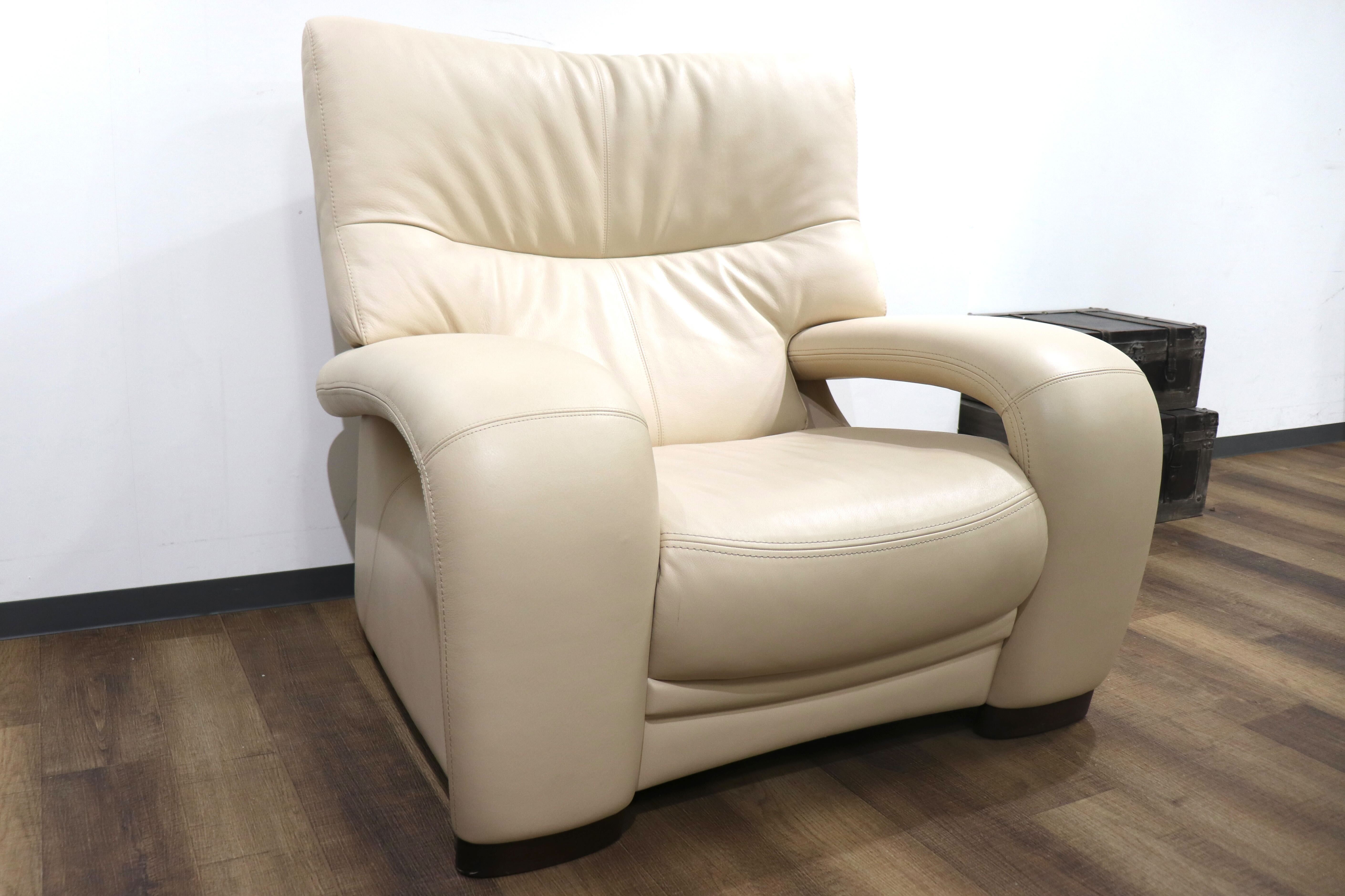 GMHN254B○karimoku / カリモク 1人掛けソファ シングルソファ ラウンジソファ アームチェア 応接 ハイバック 本革 モダン 国産家具