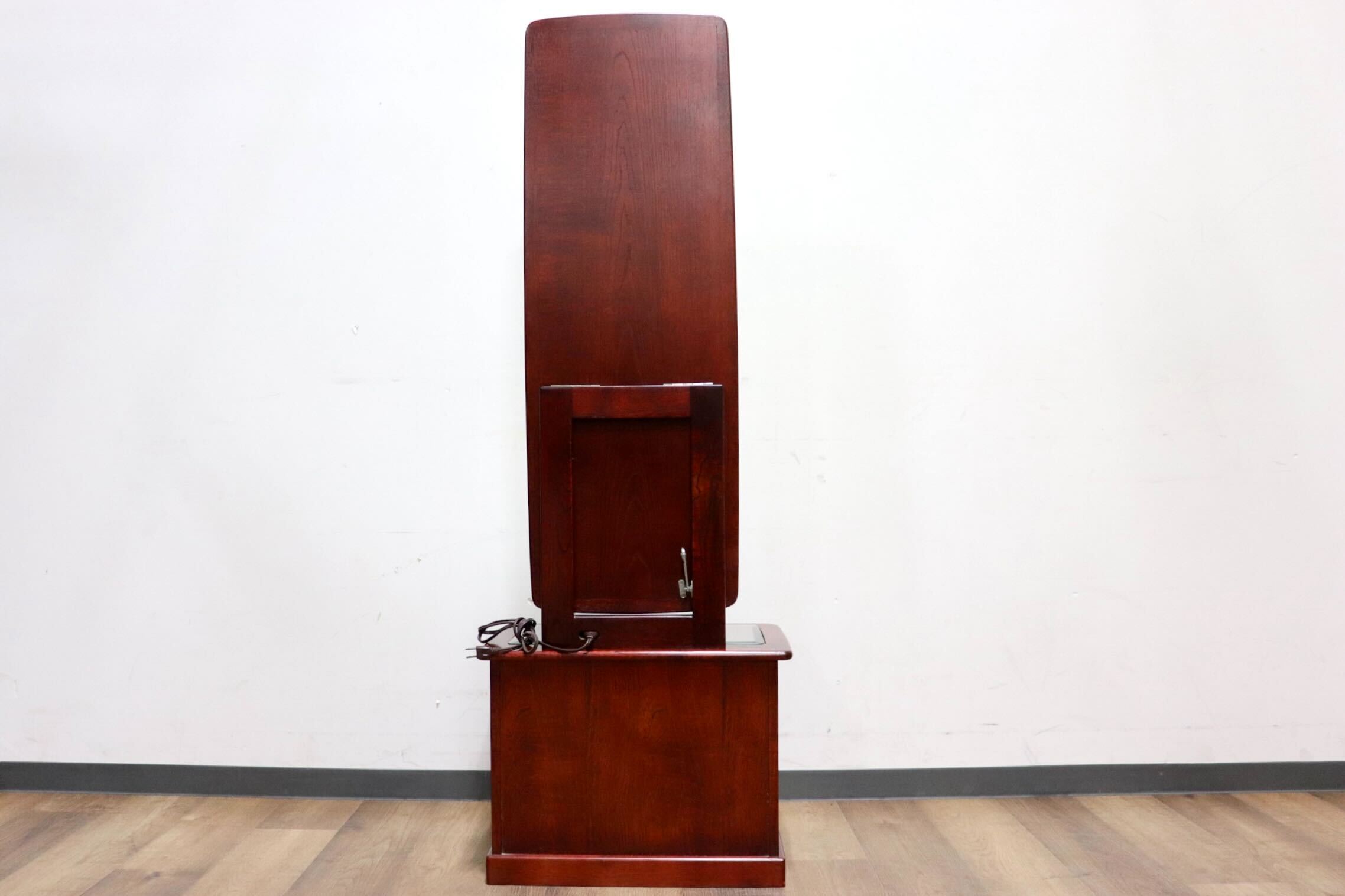 GMHN123A○karimoku / カリモク 姿見 鏡台 全身鏡 鏡 化粧台 小引出し ドレッサー 収納家具 和家具 和モダン 和室 レトロ オールドカリモク