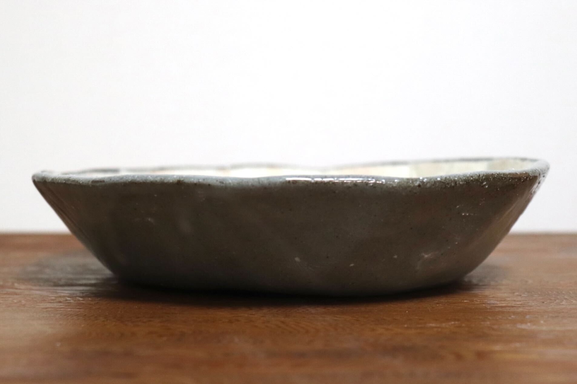 GMIO490B◯丹山窯 丹波焼 粉引鉢 白 陶器 丹波篠山 伝統工芸 未使用