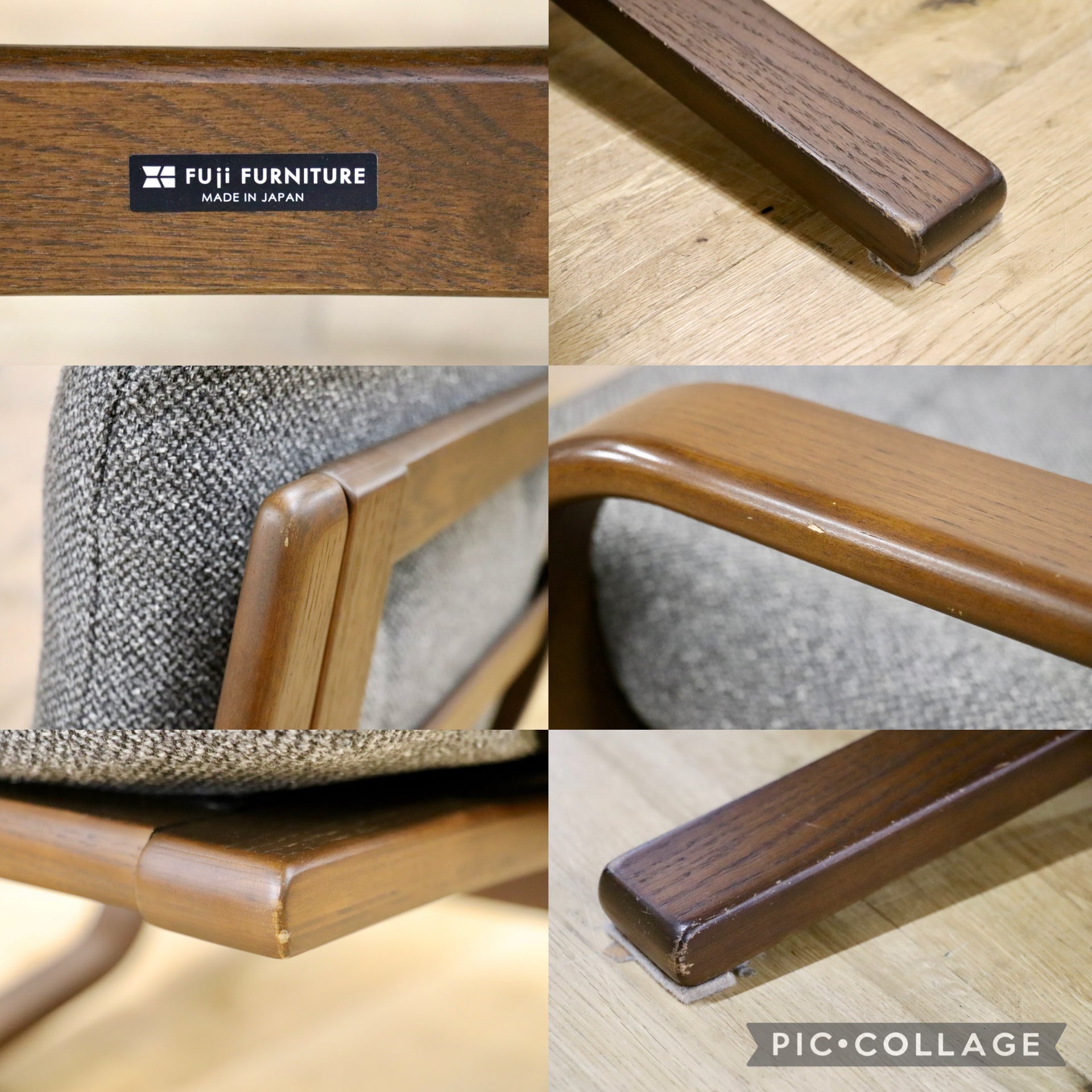 GMJH230◯冨士ファニチア / FUJI FURNITUR Agio アージオ 1人掛けチェア リラックスチェア ファブリック カバーリング 国産家具