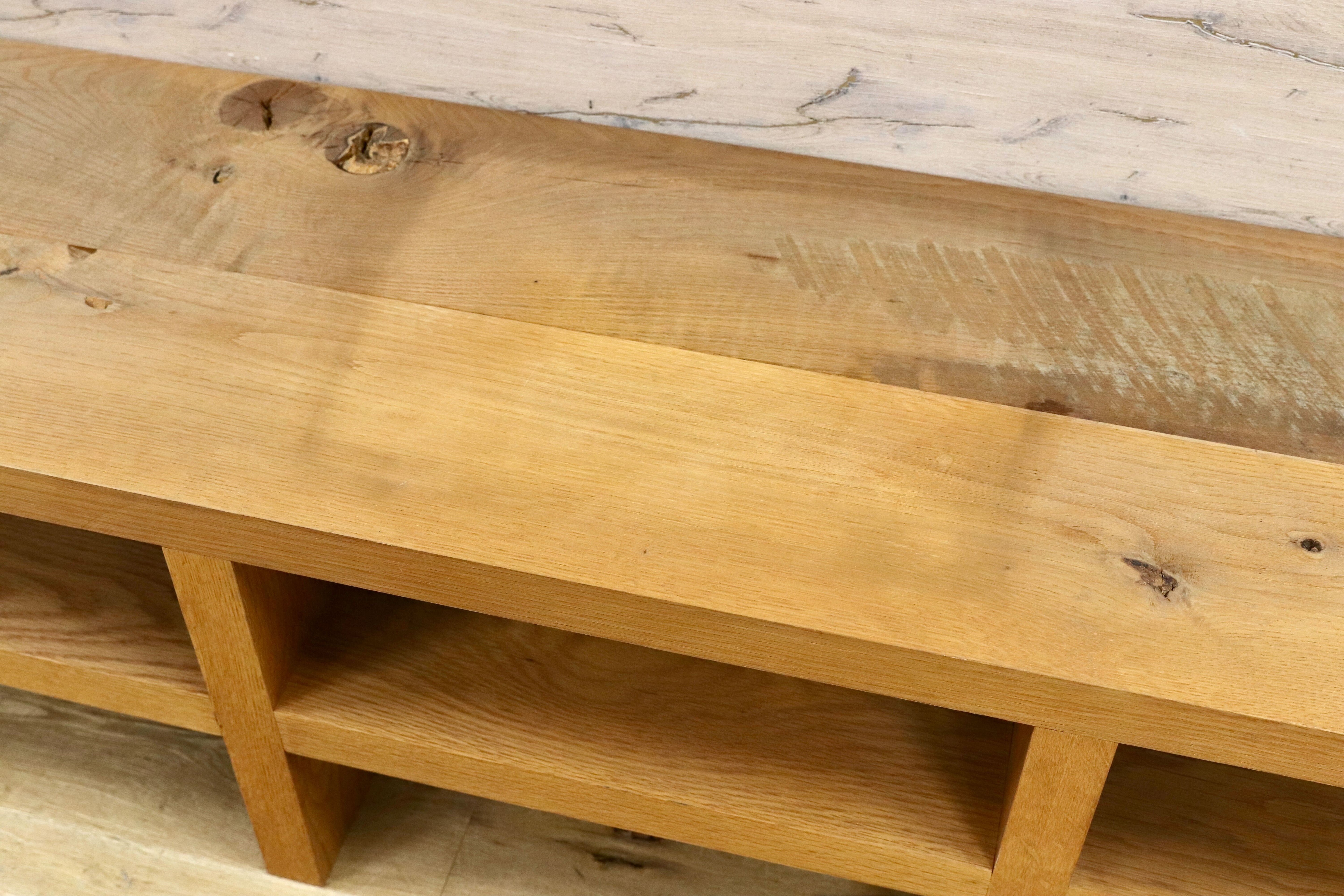 GMHK155○TRUCK / トラックファニチャー BENCH AND SHELVES テレビボード ベンチ オーク無垢材 定価29.7万