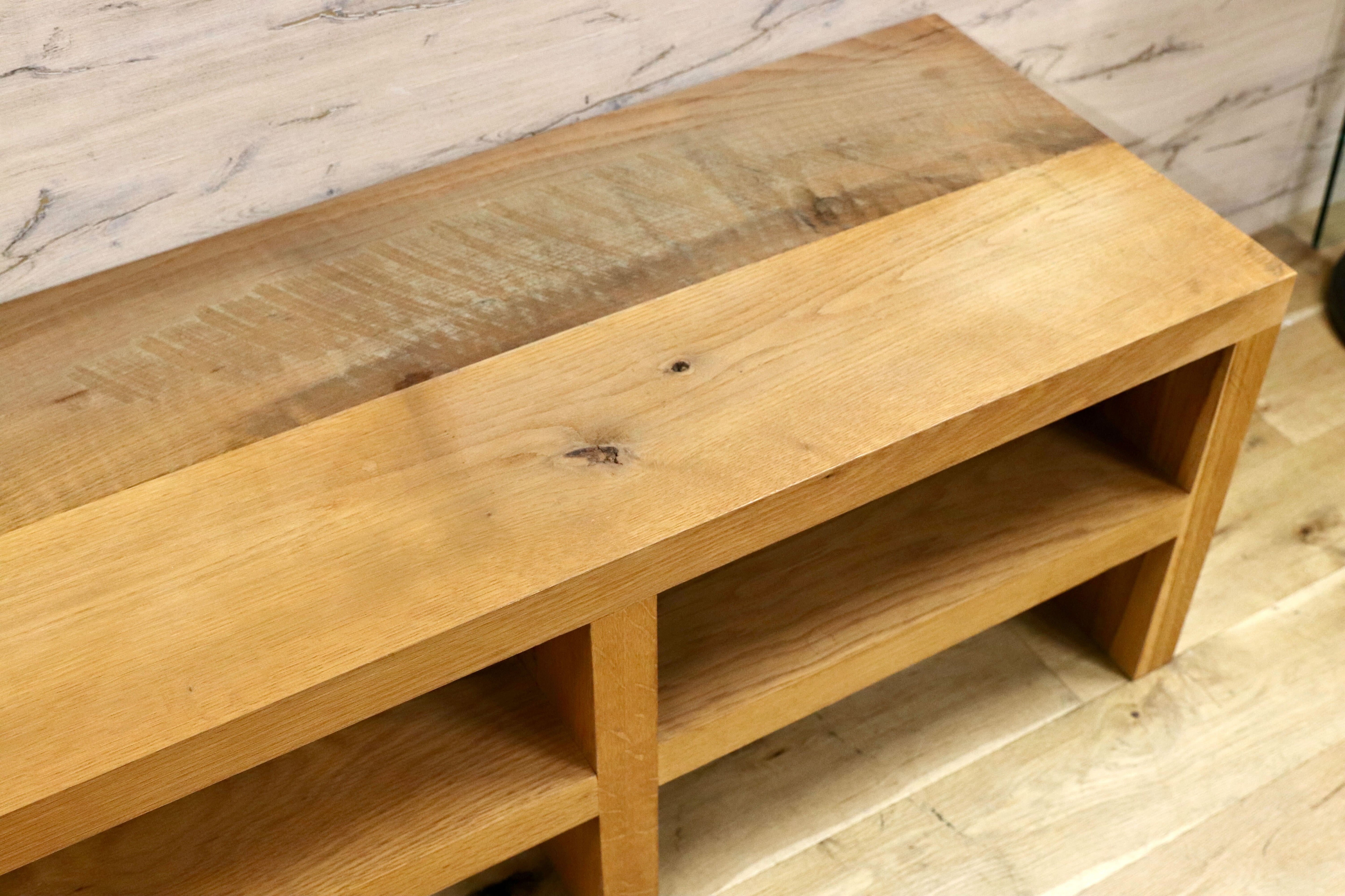 GMHK155○TRUCK / トラックファニチャー BENCH AND SHELVES テレビボード ベンチ オーク無垢材 定価29.7万
