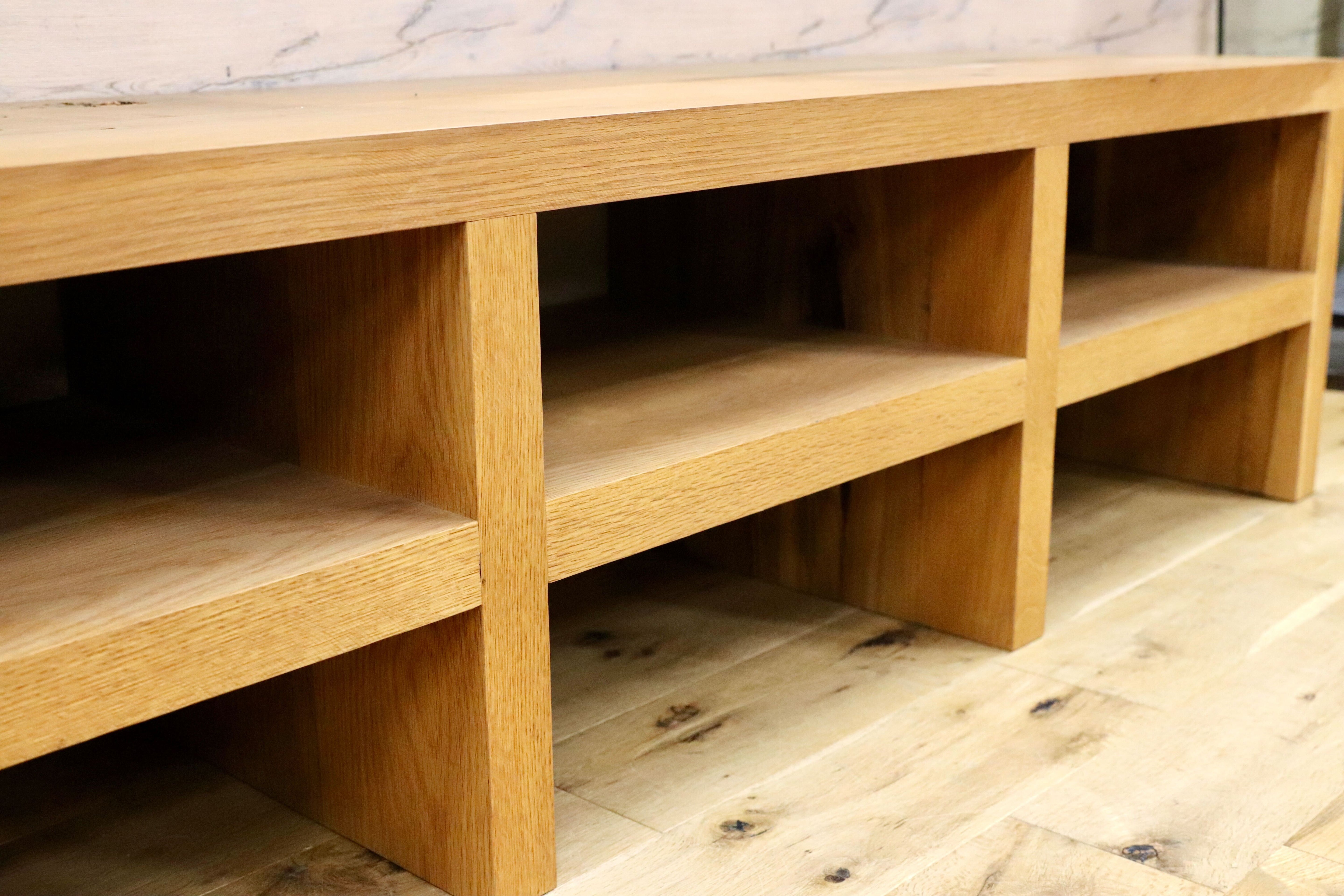 GMHK155○TRUCK / トラックファニチャー BENCH AND SHELVES テレビボード ベンチ オーク無垢材 定価29.7万