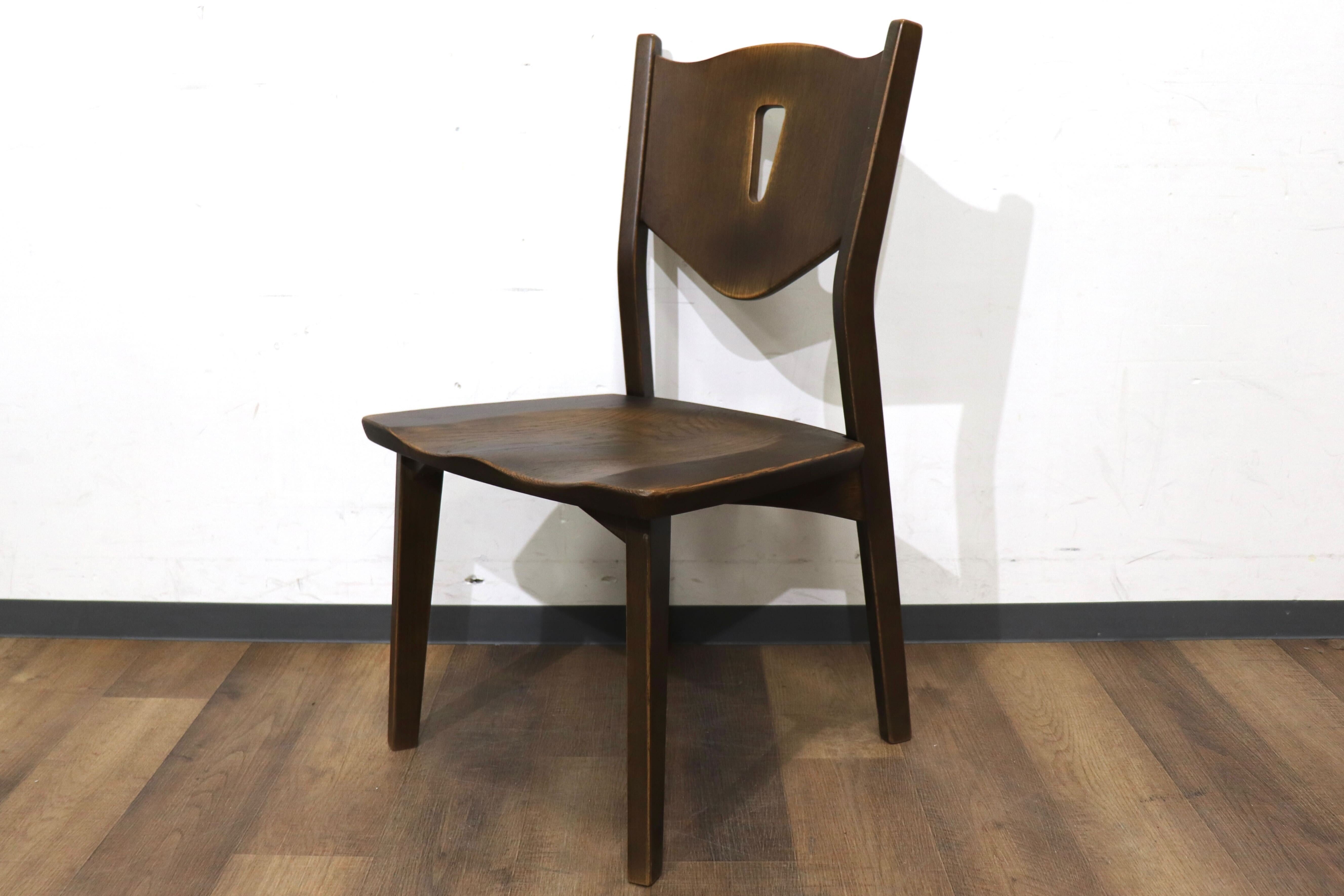 GMHN299C○府中家具 ダイニングチェア アームチェア 食卓椅子 椅子 チェア オーク材 アンティーク調 ベトナム製 定価約4.6万 展示品
