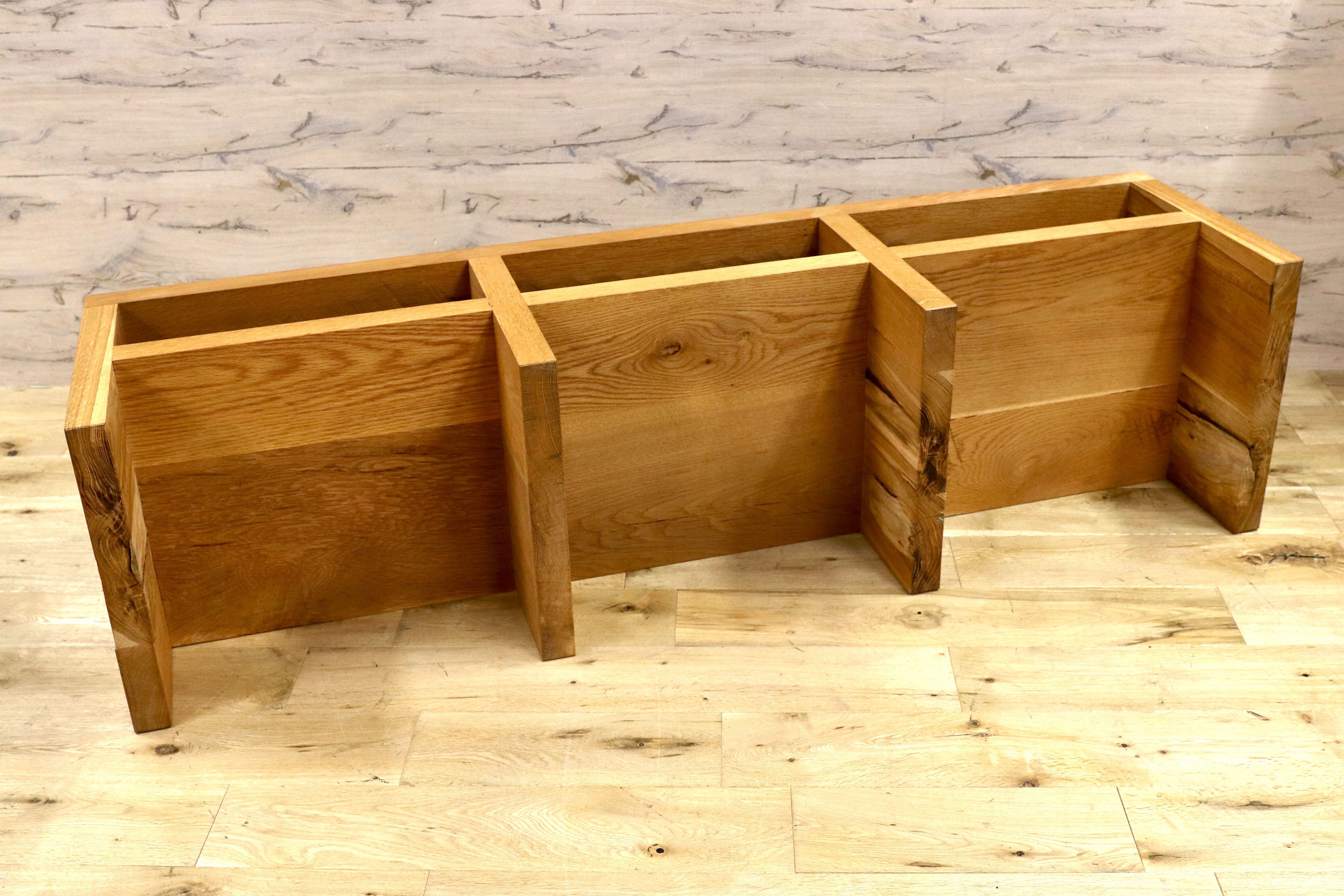 GMHK155○TRUCK / トラックファニチャー BENCH AND SHELVES テレビボード ベンチ オーク無垢材 定価29.7万