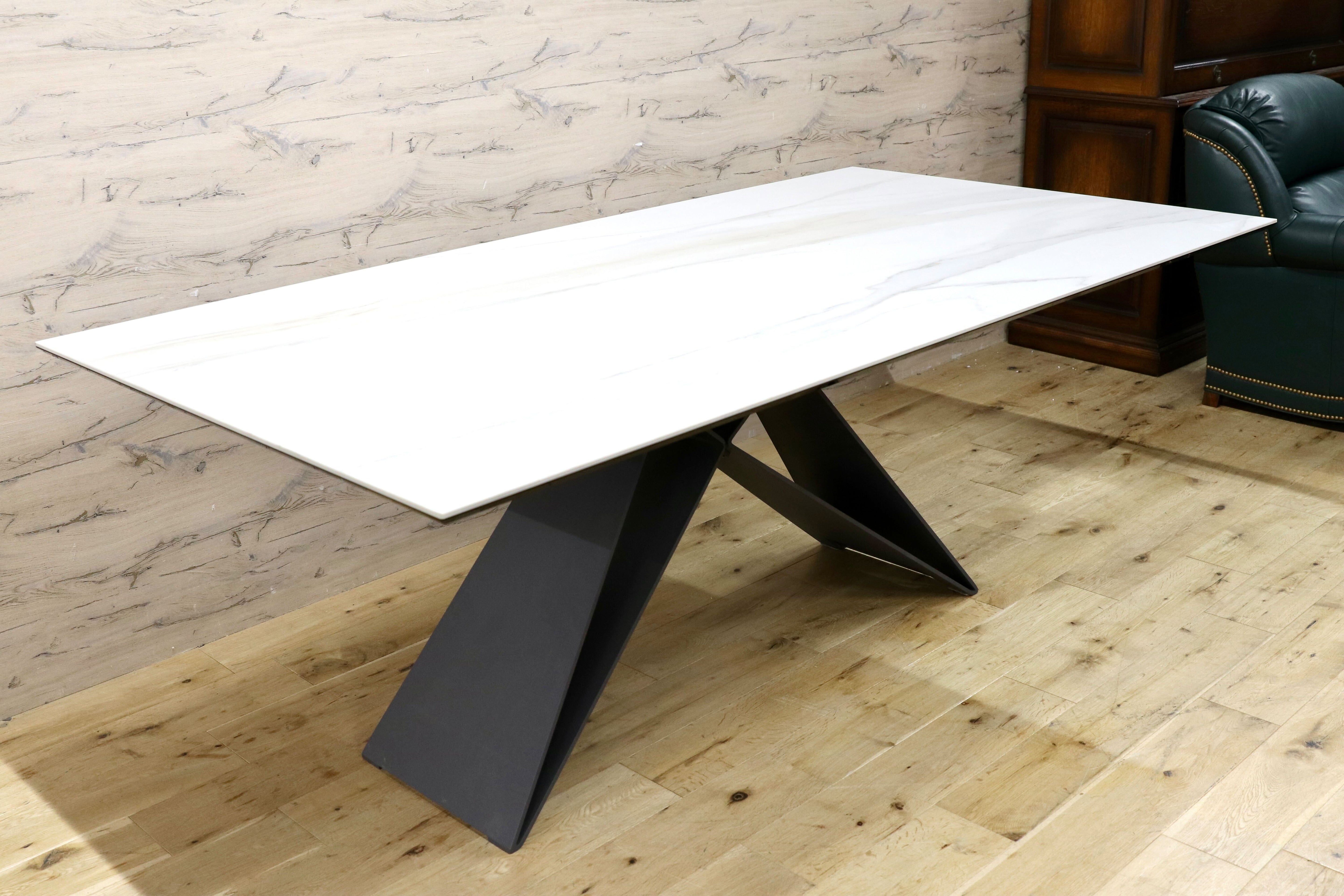 GMJS42○Cattelan Italia / カッテランイタリア Premier Keramik プレミア ケラミック ダイニングテーブル イタリア製 定価約150万 展示品