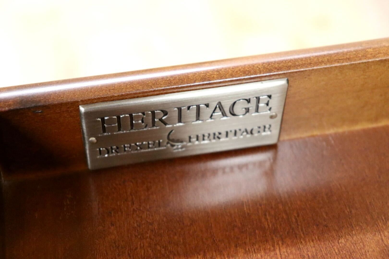 GMHK318○DREXEL HERITAGE / ドレクセルヘリテイジ チェスト キャビネット 収納家具 ドロワー 店舗什器 マホガニー ヴィンテージ 希少