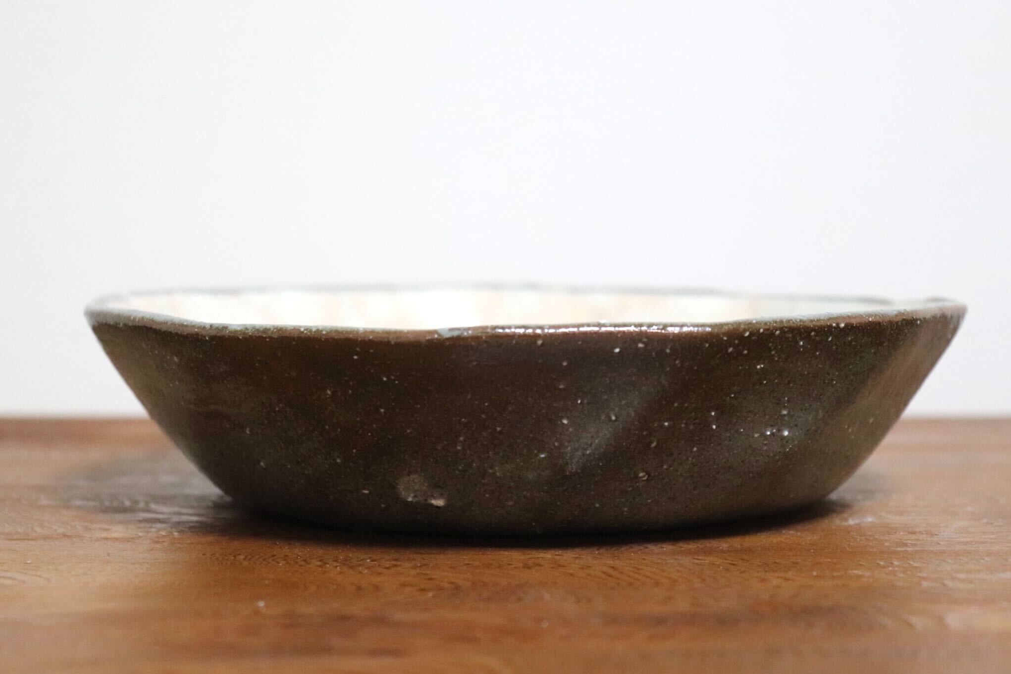 GMIO490D◯丹山窯 丹波焼 粉引鉢 白 陶器 丹波篠山 伝統工芸 未使用