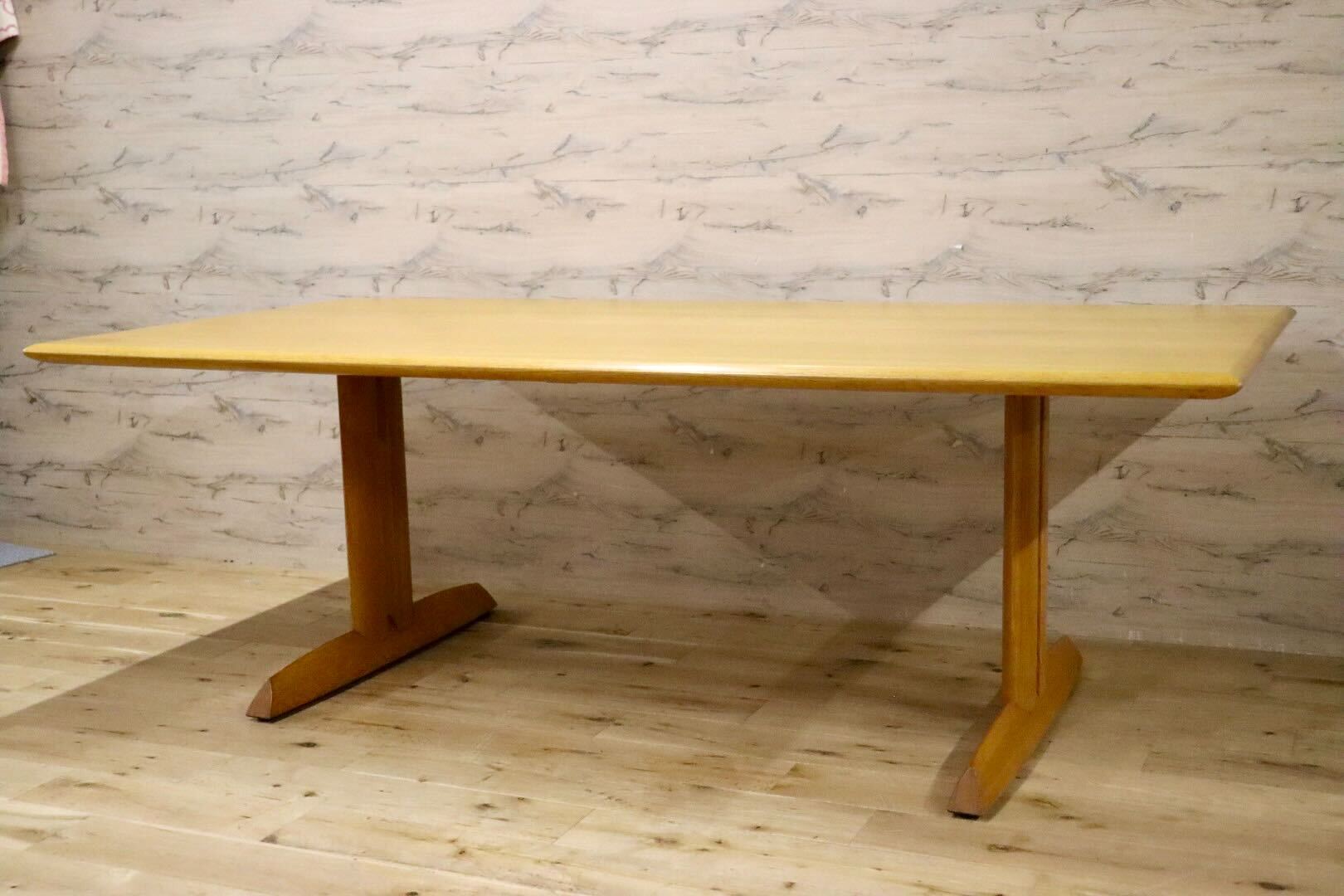 GMIK825○シラカワ / shirakawa ダイニングテーブル 食卓テーブル 作業台 オーク材 北欧スタイル ナチュラル 机 飛騨家具