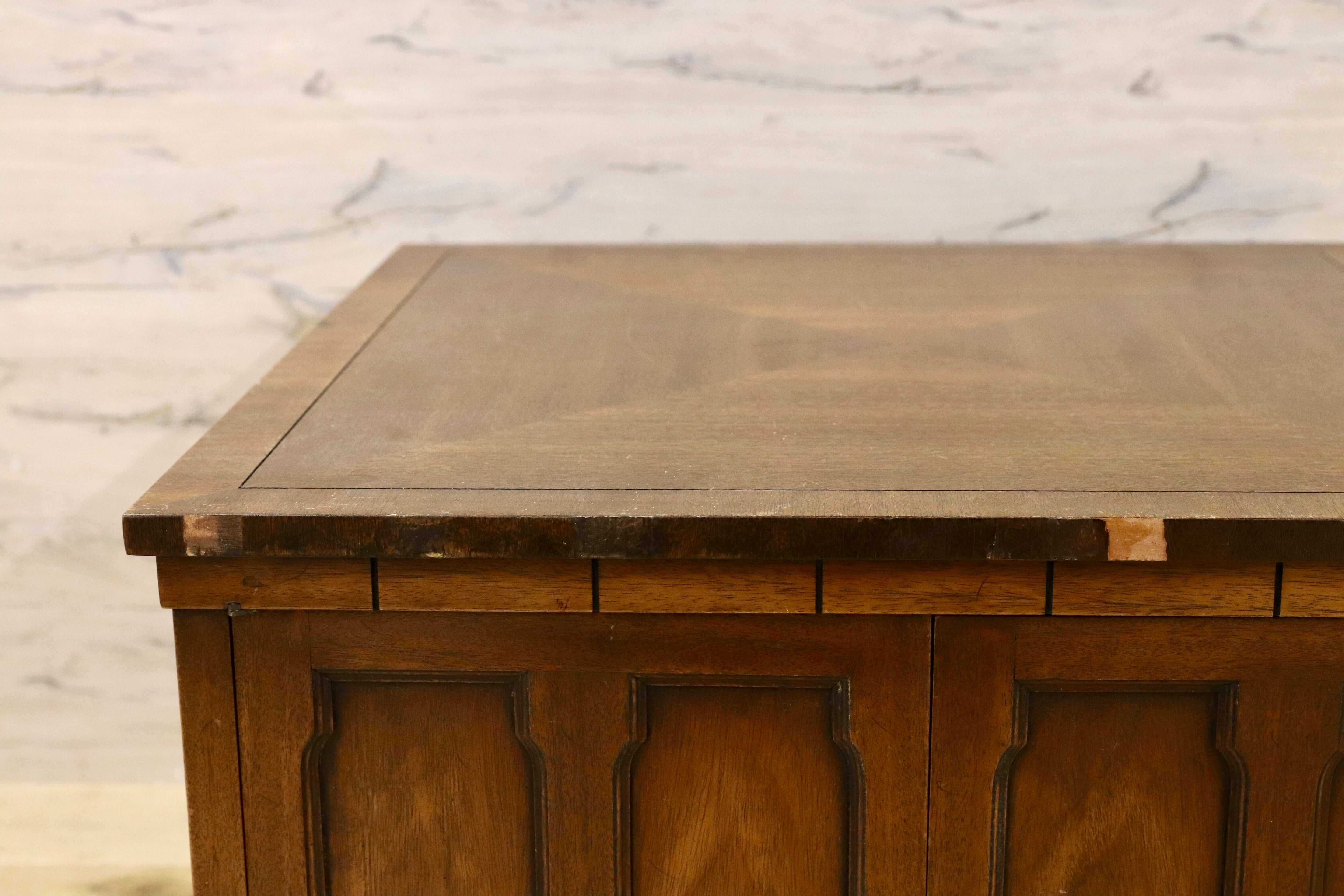 GMHH103○アメリカ ヴィンテージ ローボード サイドボード テレビボード 花台 飾り台 クラシック アンティーク 検)ドレクセルヘリテイジ