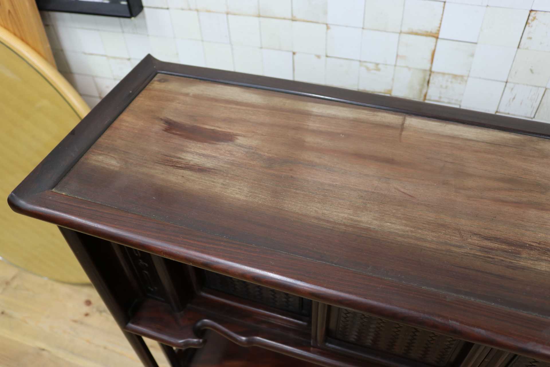 GMJH73◯茶棚 茶箪笥 飾り棚 収納棚 木製 和製アンティーク 和家具 和モダン 和室 座敷 古民家 昭和レトロ