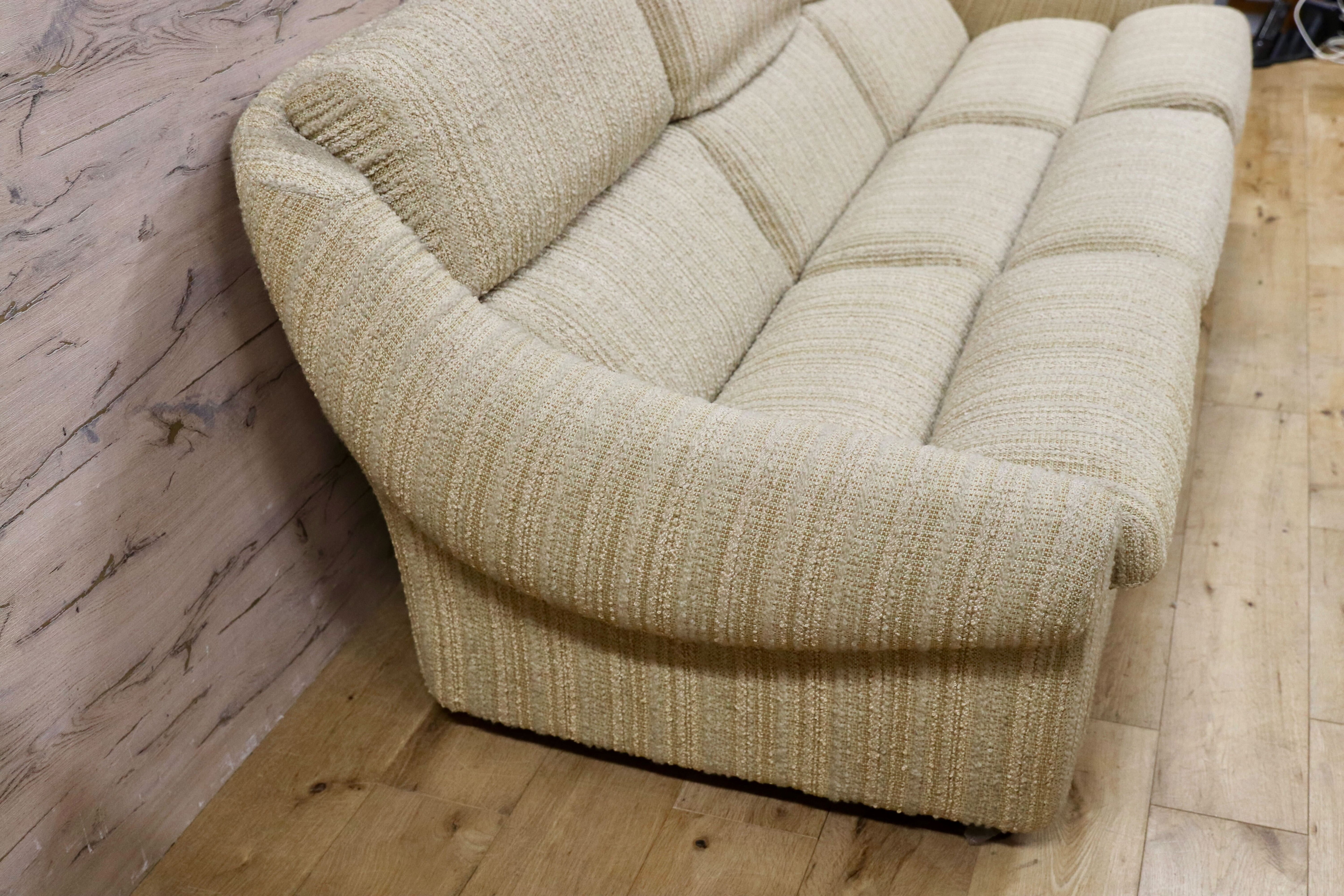 GMIH363B○Overman International スウェーデン製 北欧ヴィンテージ トリプルソファ 3人掛けソファ ラウンジチェア 稀少