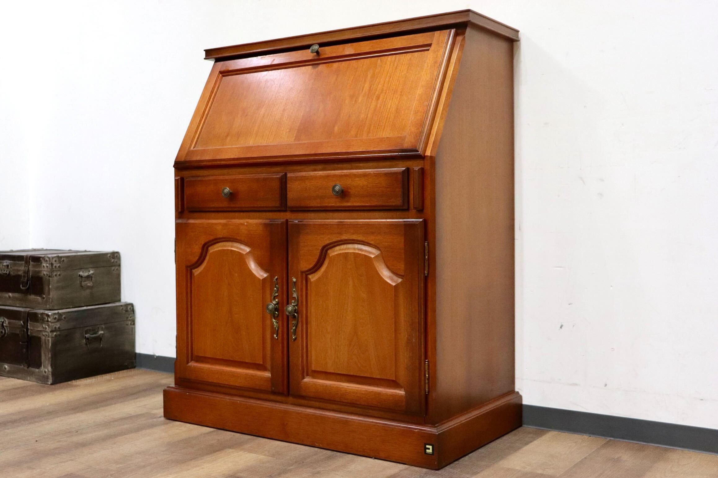 GMHH430○KOSUGA / コスガ Regent House リージェントハウス ライティングビューロー デスク 化粧台 書斎机 学習机 カントリー クラシック