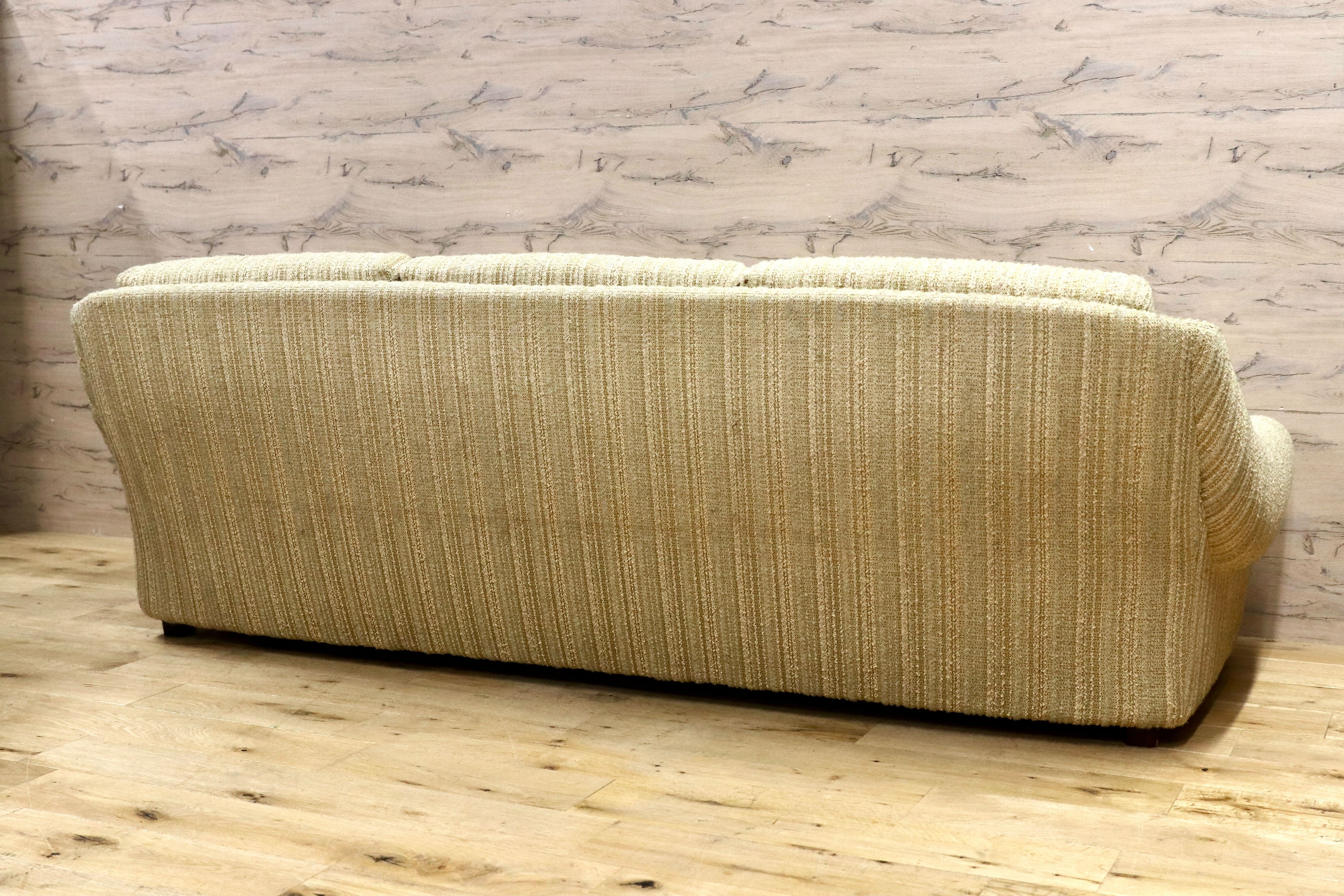 GMIH363B○Overman International スウェーデン製 北欧ヴィンテージ トリプルソファ 3人掛けソファ ラウンジチェア 稀少