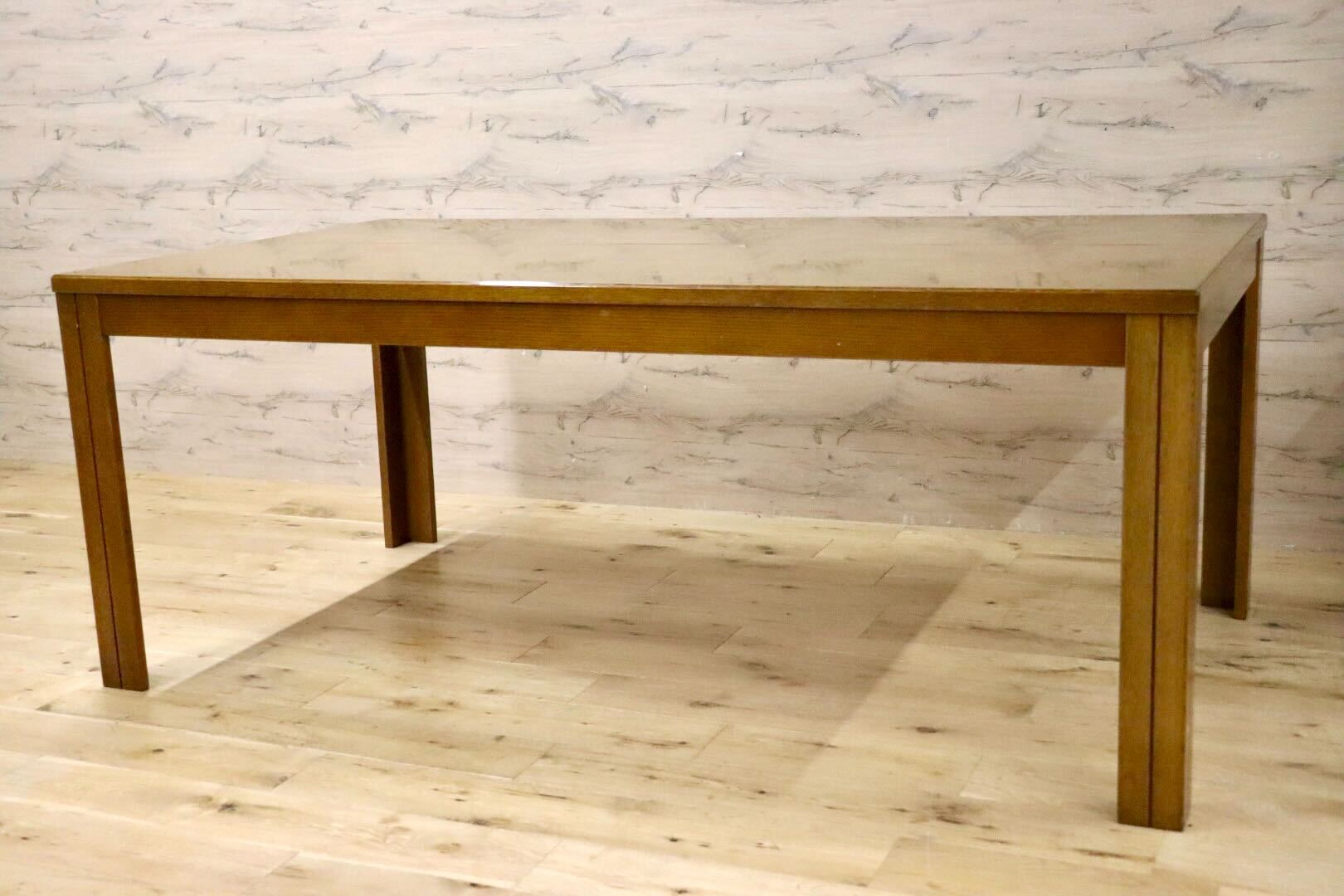 GMHN277○domani / ドマーニ モーガントン ダイニングテーブル 食卓テーブル ライトコニャック カリモク最高峰 クラシック 定価約30万