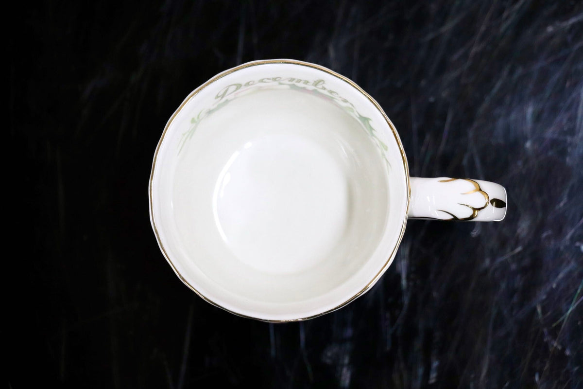 GMJO141Q◯ROYAL ALBERT / ロイヤルアルバート FLOWER OF THE MONTH フラワー オブ ザ マンス Bone China マグカップ 西洋 廃盤 稀少