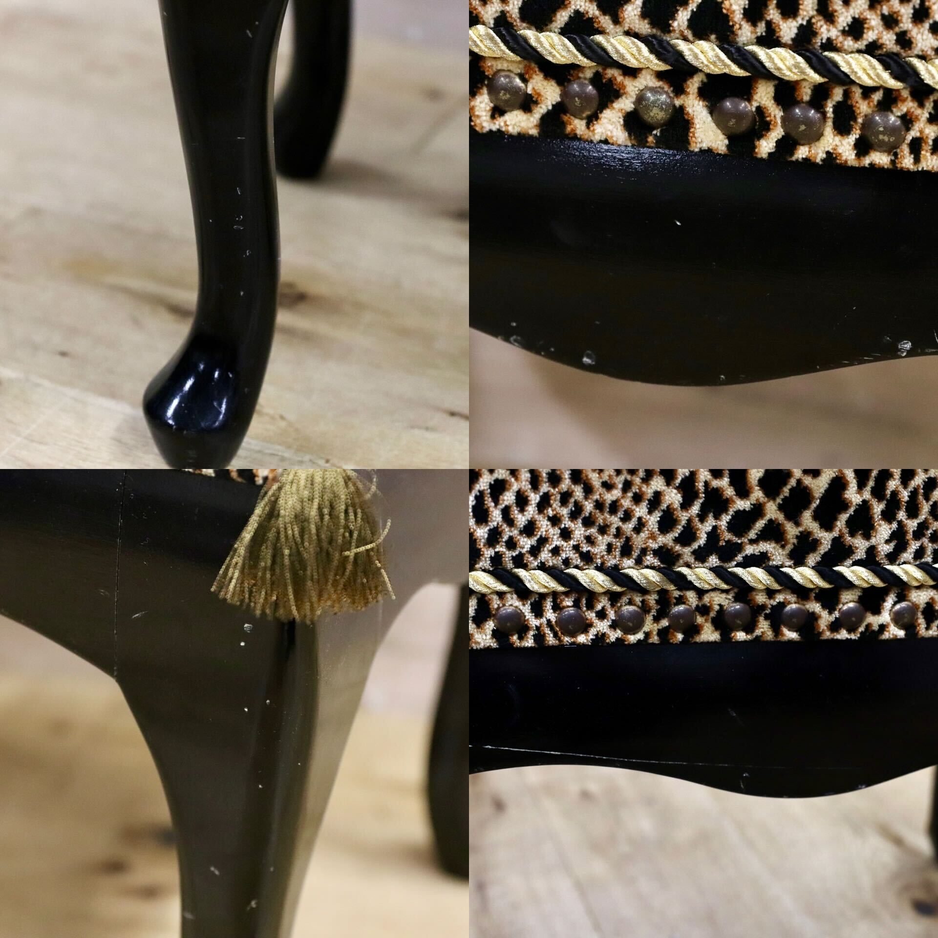 GMHS344B○EURO CASA / ユーロカーサ オットマン フットスツール 高級輸入家具 クラシック エレガント 展示品