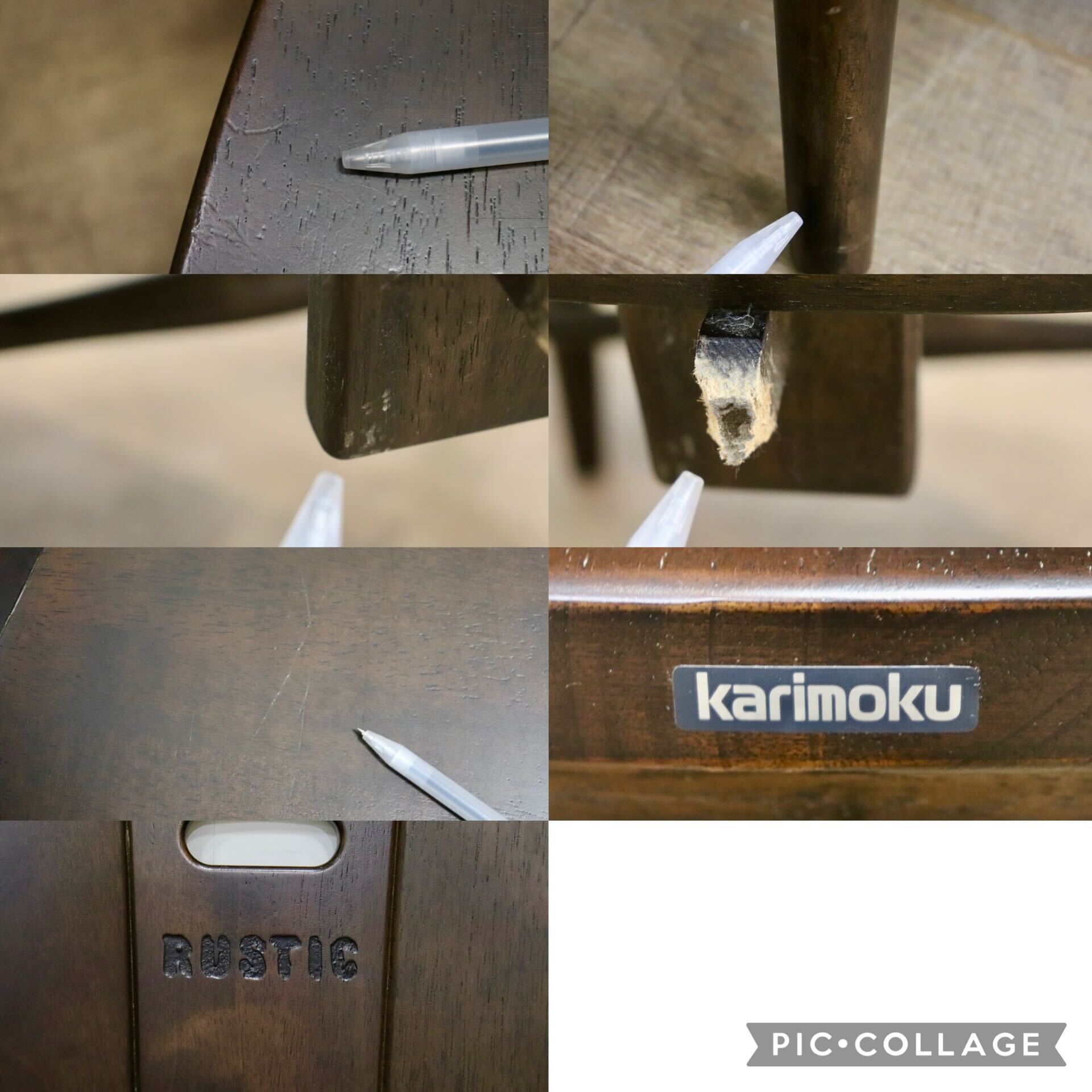GMIS9○karimoku / カリモク RUSTIC ルスティック 椅子 チェア ダイニングチェア ヴィンテージ レトロ カントリー 国産家具