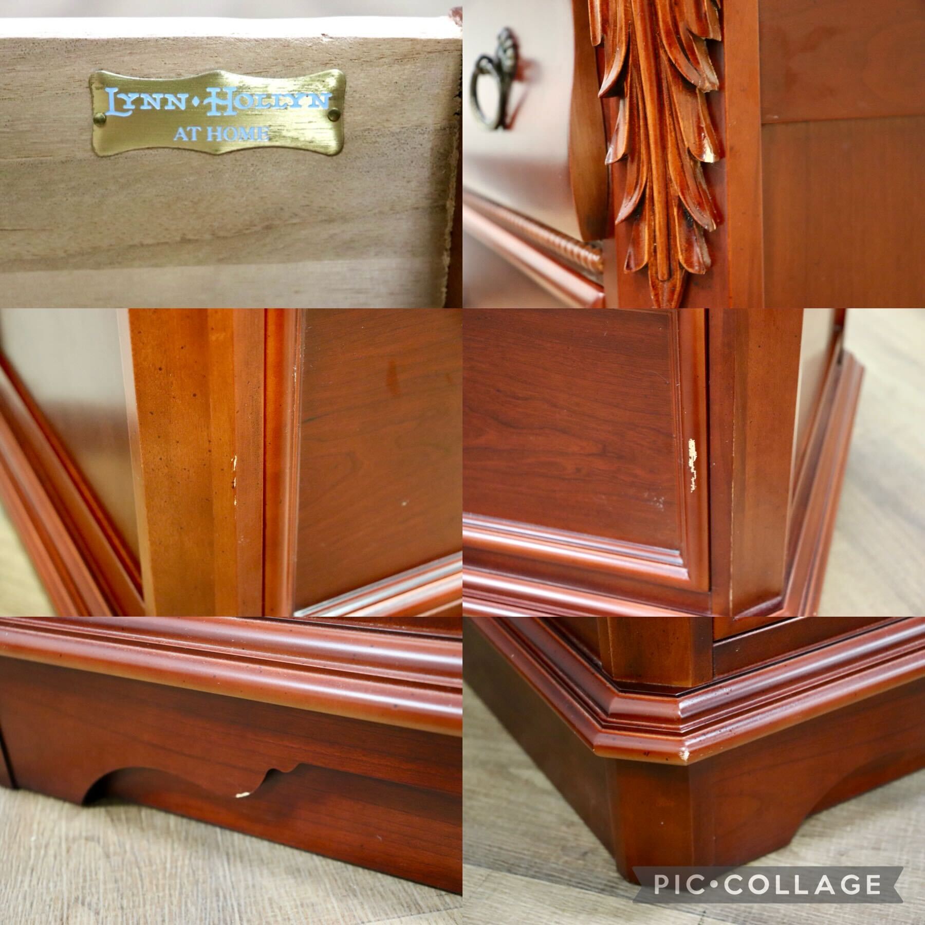 GMGS234○Lynn Hollyn / リンホーリン サイドボード リビングボード 3段チェスト 収納家具 エレガント クラシック IDC大塚家具 定価約18万