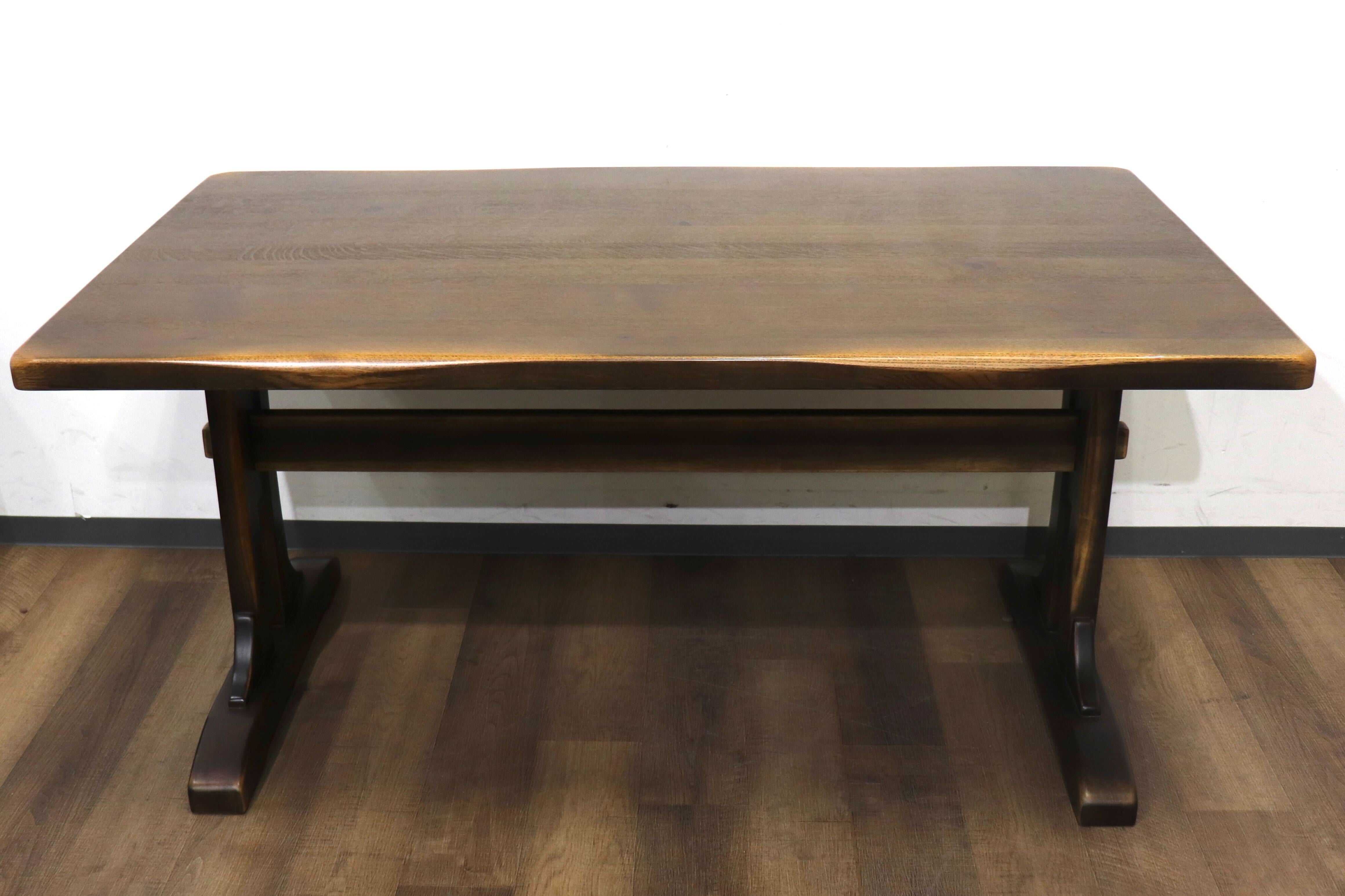 GMHN299E○HIDAKAGU / 飛騨家具 ダイニングテーブル 食卓テーブル 作業台 テーブル 机 オーク材 アンティーク調 ベトナム製