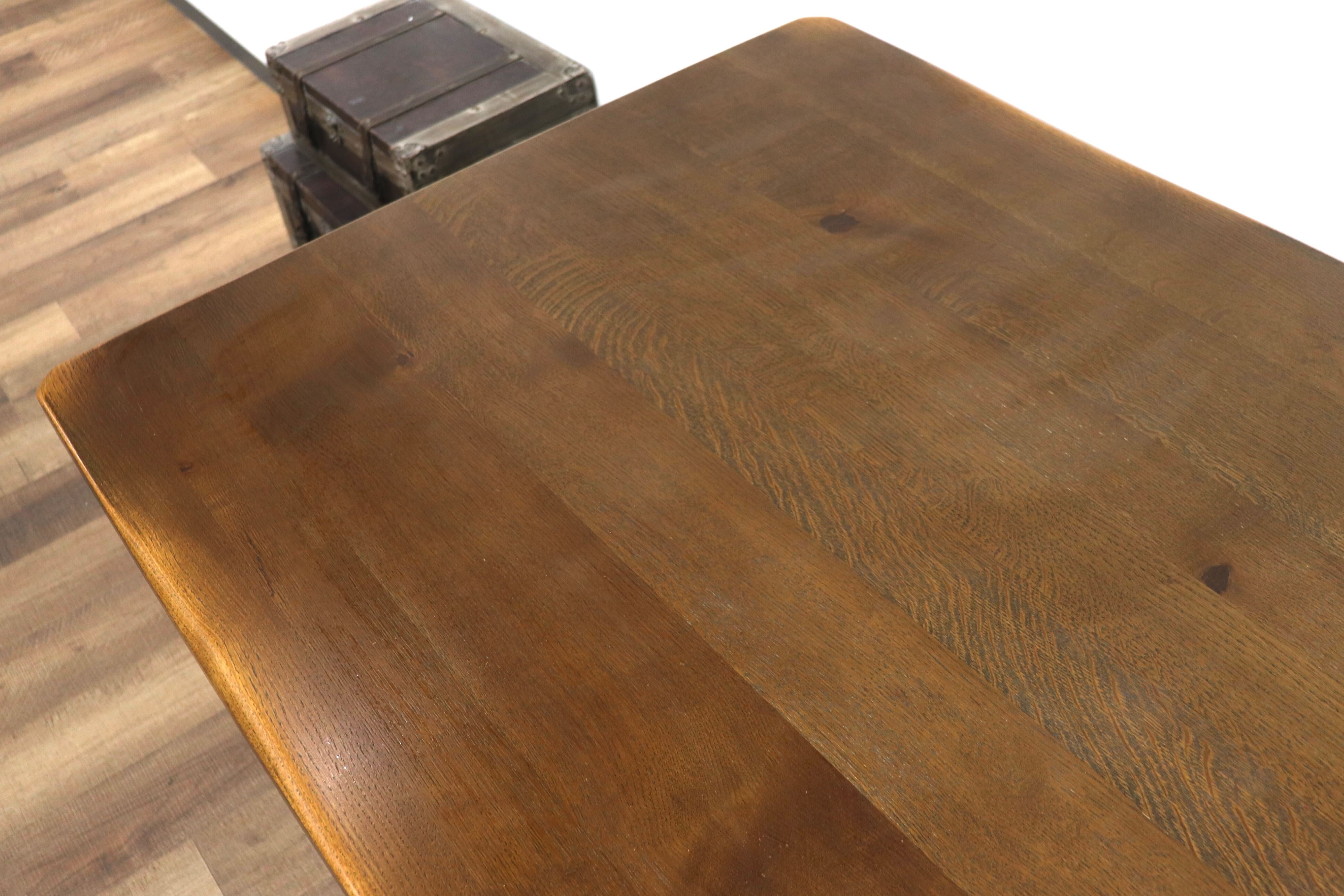 GMHN299E○HIDAKAGU / 飛騨家具 ダイニングテーブル 食卓テーブル 作業台 テーブル 机 オーク材 アンティーク調 ベトナム製