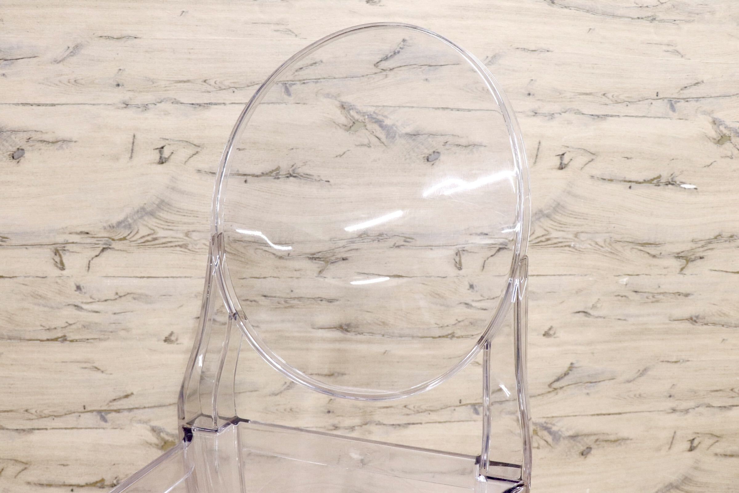GMJS117○Kartell / カルテル ONE MORE ワンモア 65 椅子 カウンターチェア ハイスツール バーチェア クリア モダン 定価約7.7万