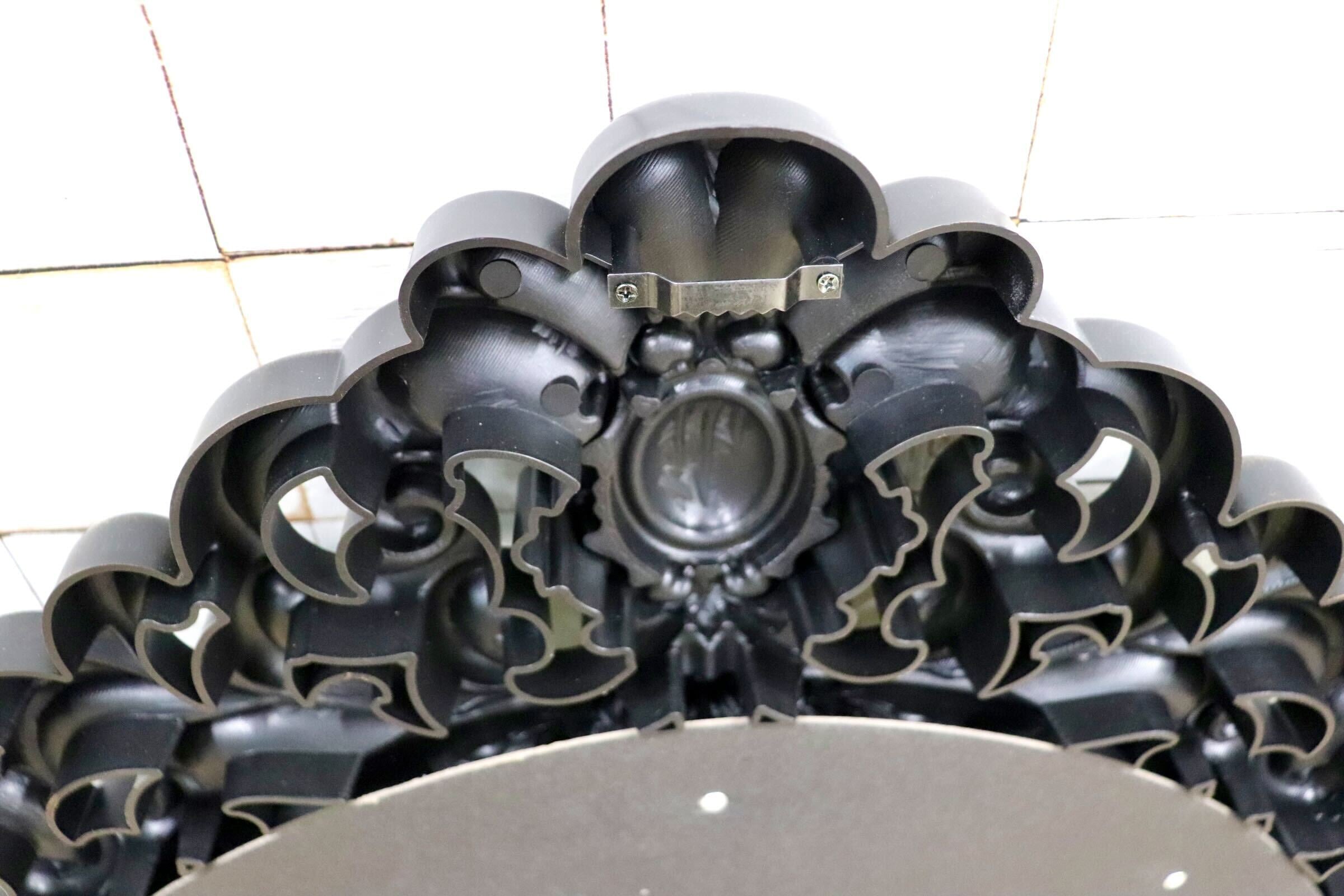 GMIK746AW〇ウォールミラー 壁掛け鏡 壁掛けミラー 鏡 ミラー アンティーク調 ロココ調 未使用品