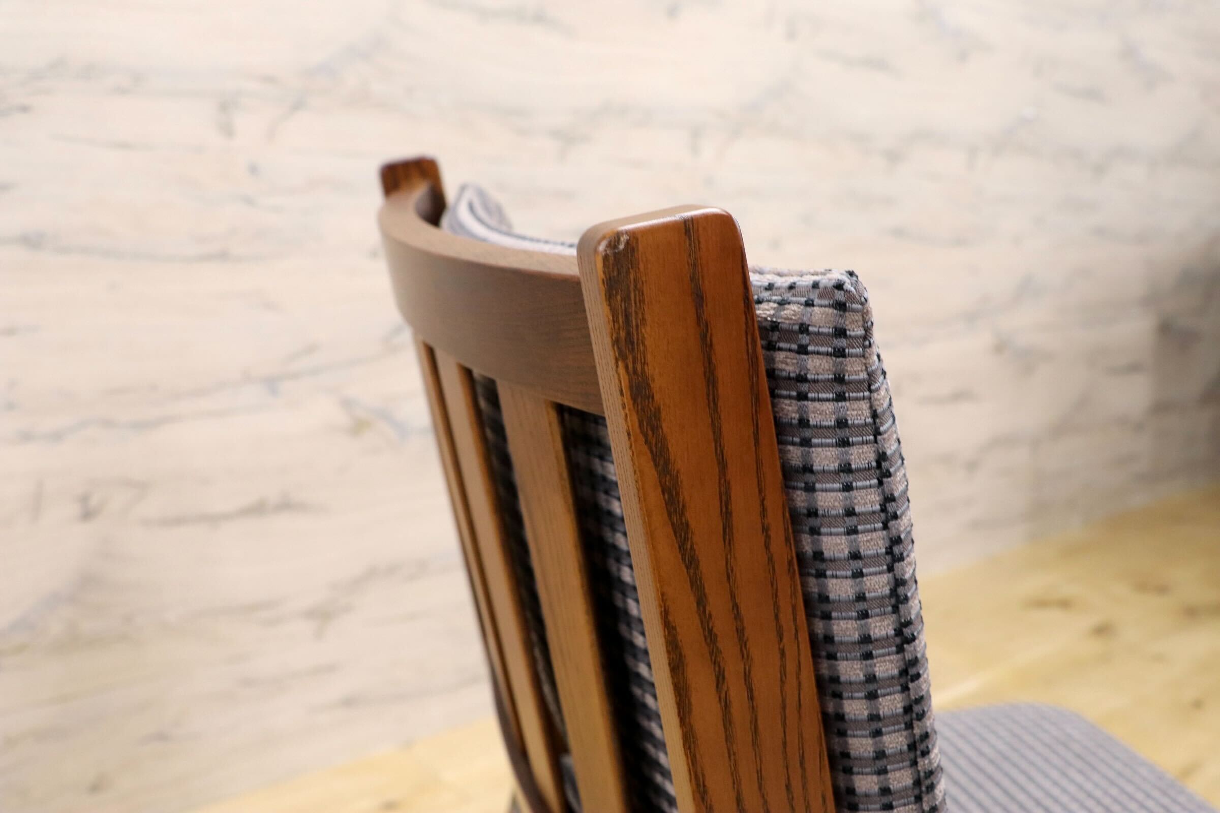 GMIH491B○シンプルモダン スタッキング ローチェア 4脚セット ラウンジチェア 座椅子 ファブリック 和室 座敷 和モダン 北欧