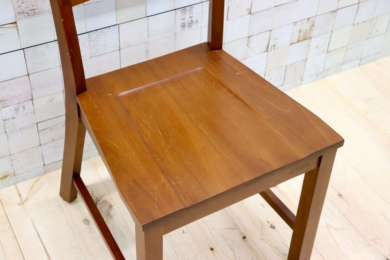 GMGK481○SCANTEAK / スキャンティーク ALLEチェア ダイニングチェア 食卓椅子 チーク無垢材 北欧スタイル